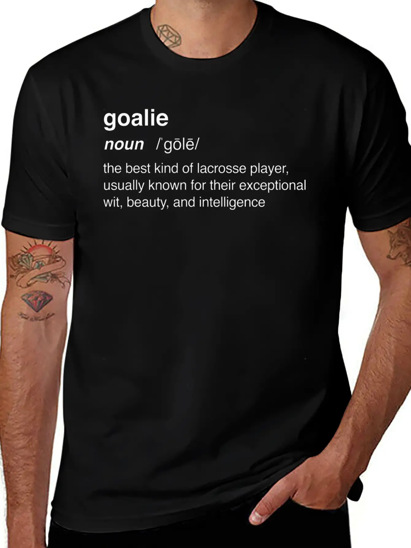Definition Lacrosse Player Box Field Lacrosse Goal Classic Cotton Tee – Unisex Comfort For Any Season