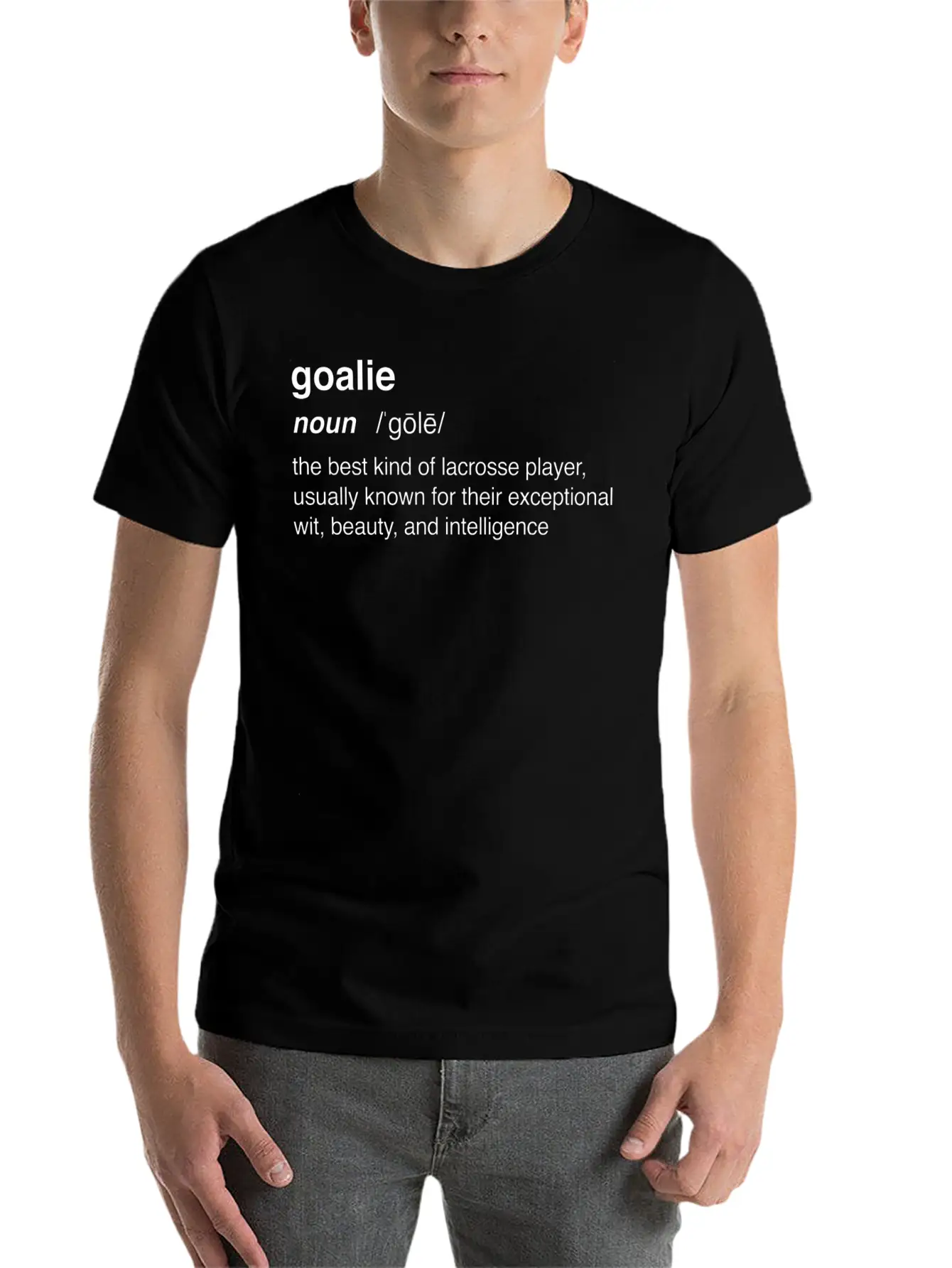 Definition Lacrosse Player Box Field Lacrosse Goal Classic Cotton Tee – Unisex Comfort For Any Season