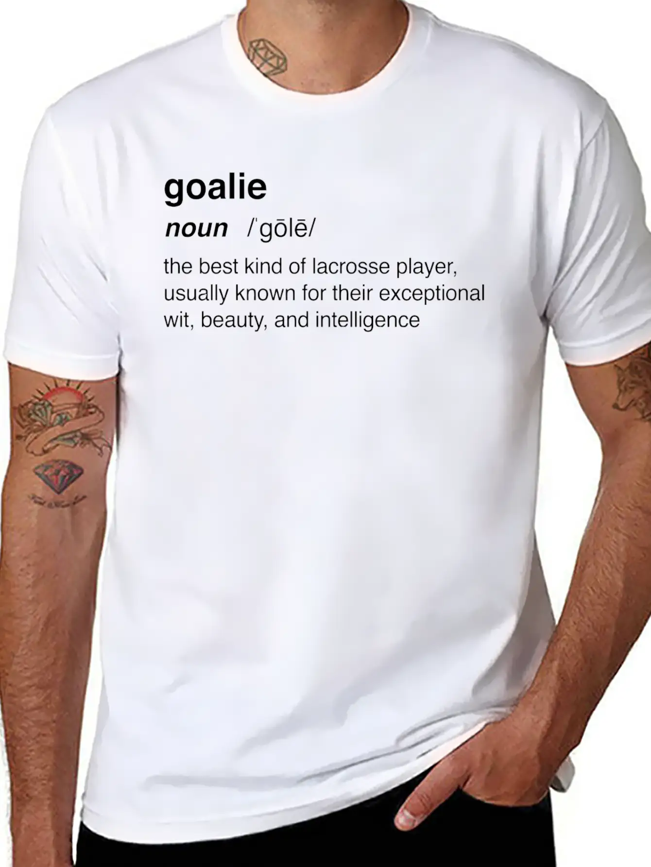 Definition Lacrosse Player Box Field Lacrosse Goal Classic Cotton Tee – Unisex Comfort For Any Season