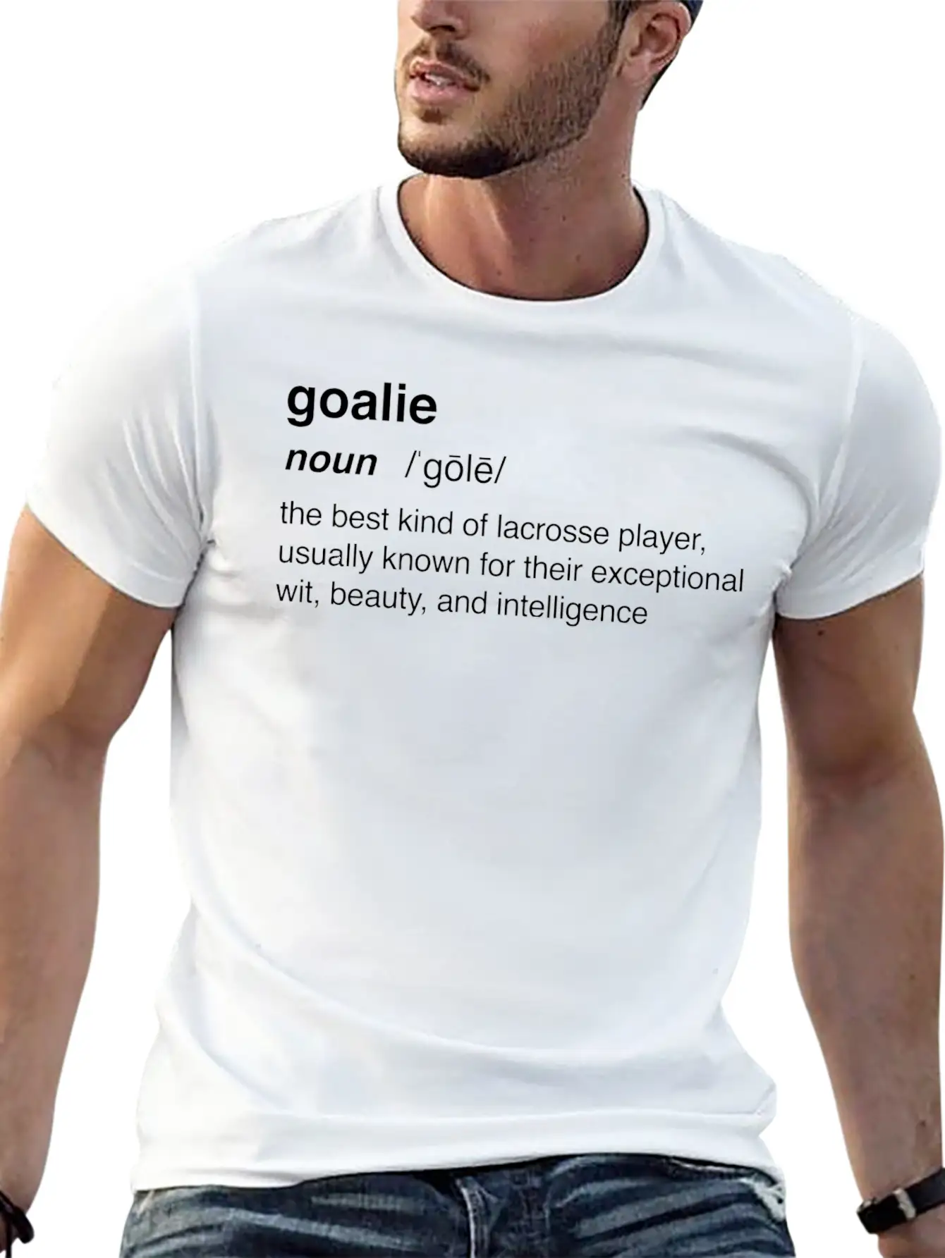 Definition Lacrosse Player Box Field Lacrosse Goal Classic Cotton Tee – Unisex Comfort For Any Season
