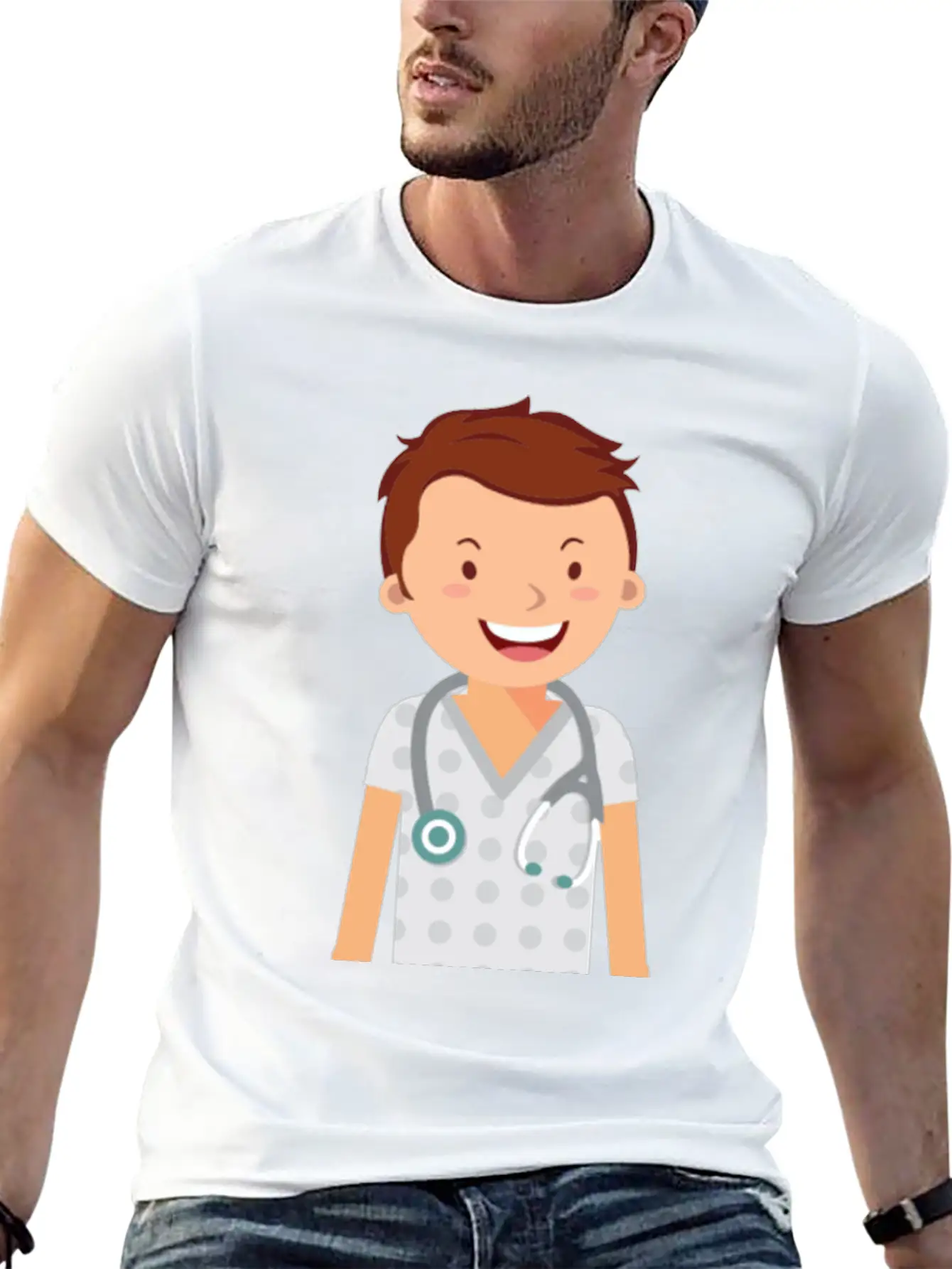 Doctor Essential Unisex Summer Tee – Soft Cotton Casual Fit
