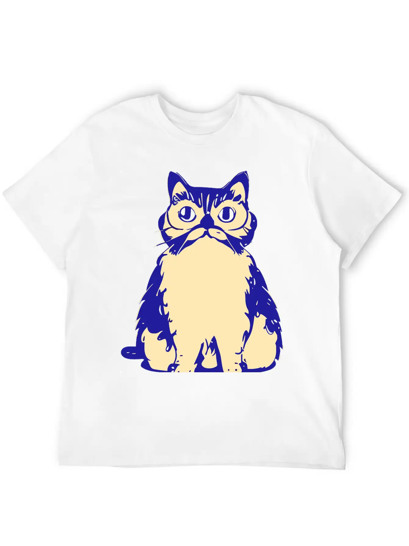 Doodle Cat Vector Essential Unisex Summer Tee – Soft Cotton Casual Fit