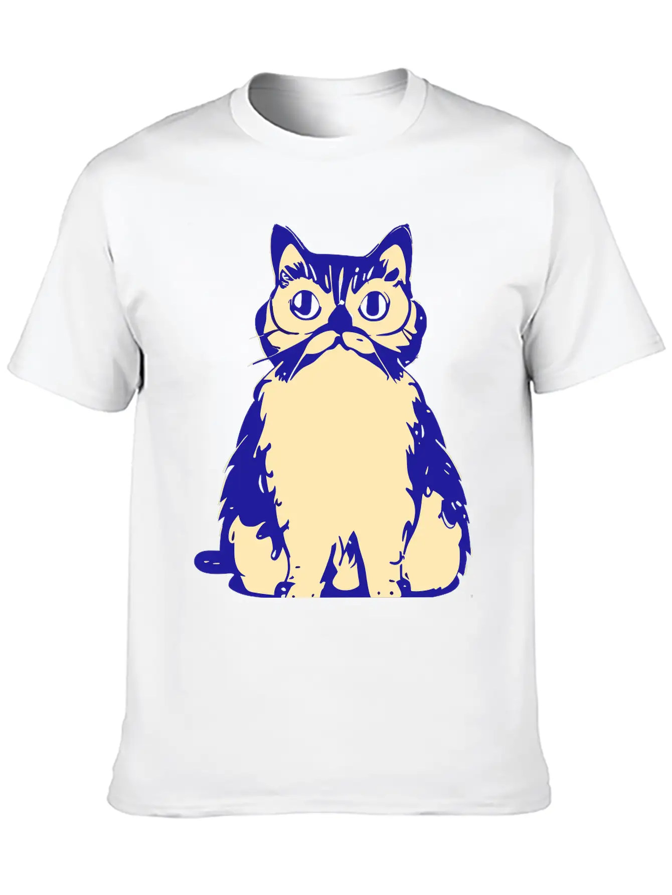 Doodle Cat Vector Essential Unisex Summer Tee – Soft Cotton Casual Fit