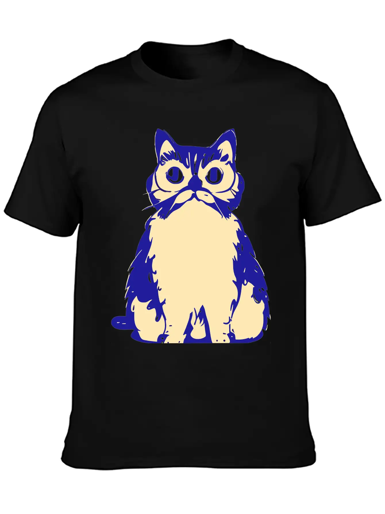 Doodle Cat Vector Essential Unisex Summer Tee – Soft Cotton Casual Fit