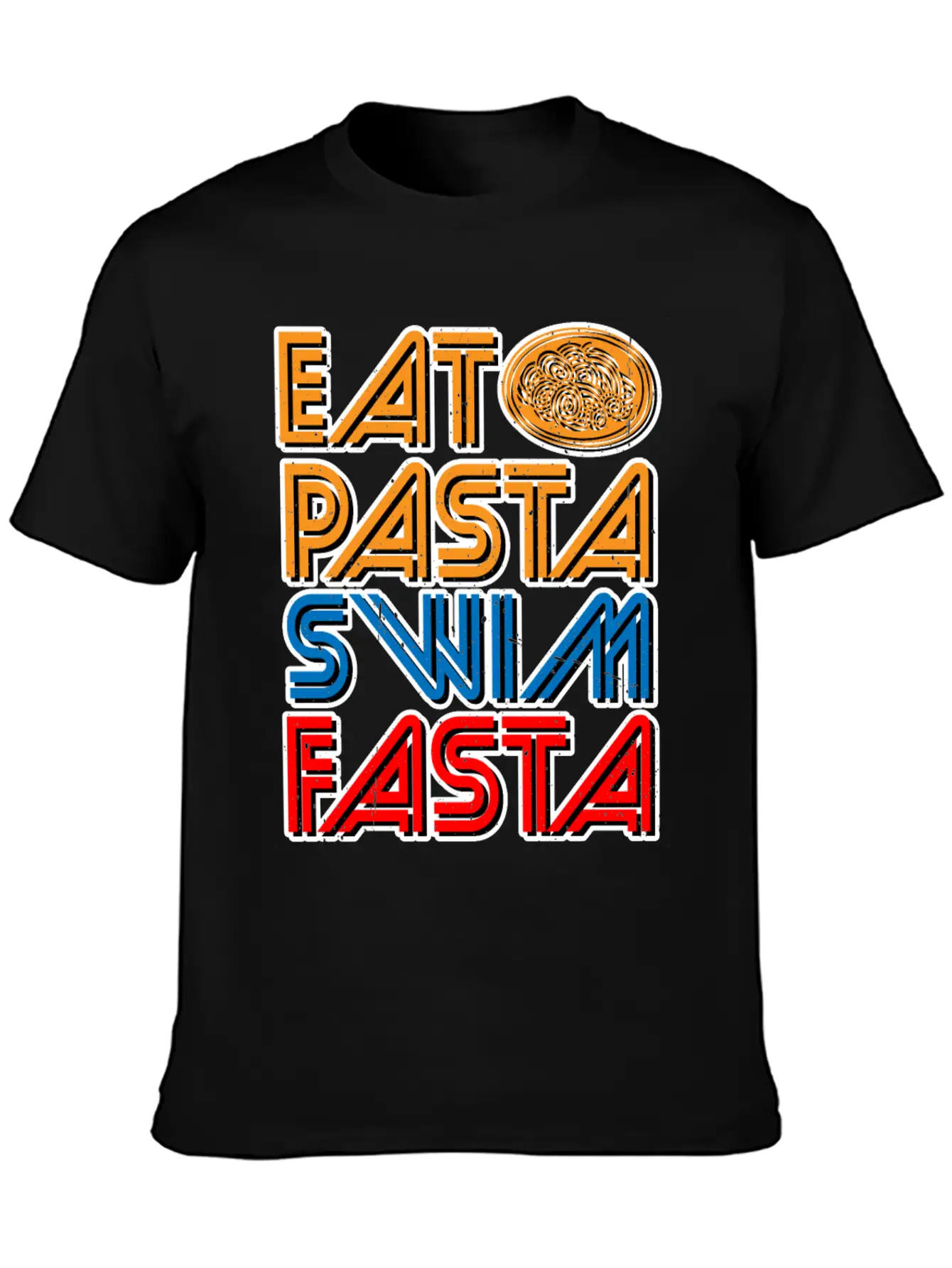 Eat Pasta Swim Fasta 13 Classic Cotton Tee – Unisex Comfort For Any Season