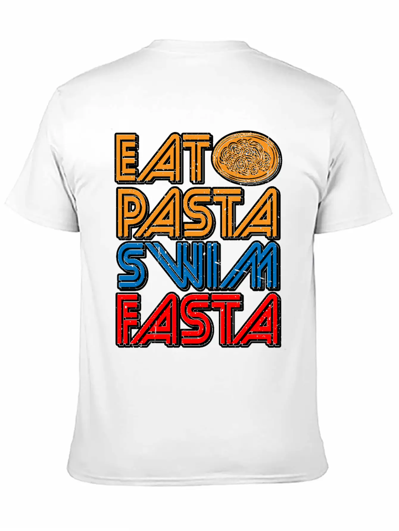 Eat Pasta Swim Fasta 13 Classic Cotton Tee – Unisex Comfort For Any Season