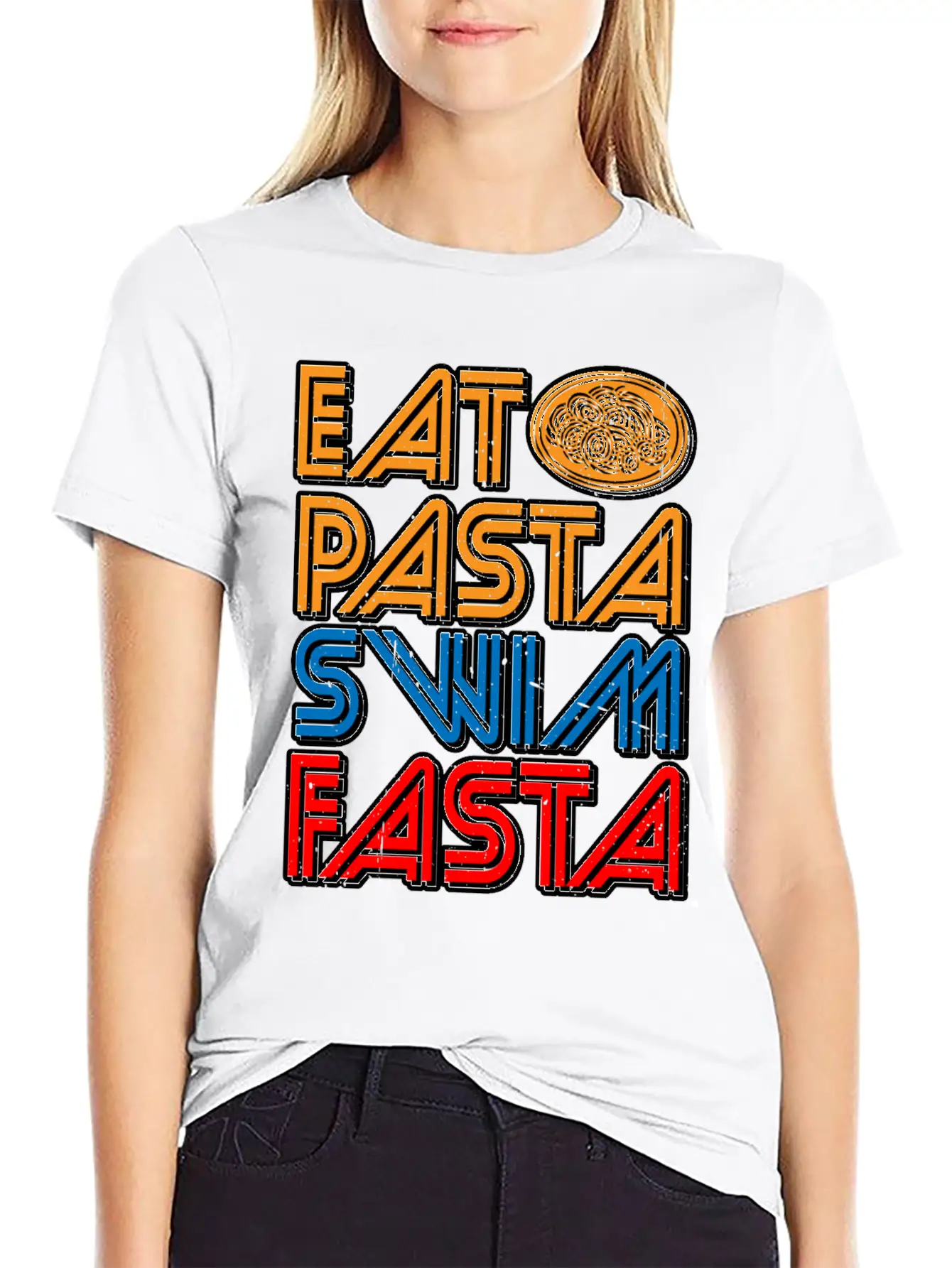 Eat Pasta Swim Fasta 13 Classic Cotton Tee – Unisex Comfort For Any Season