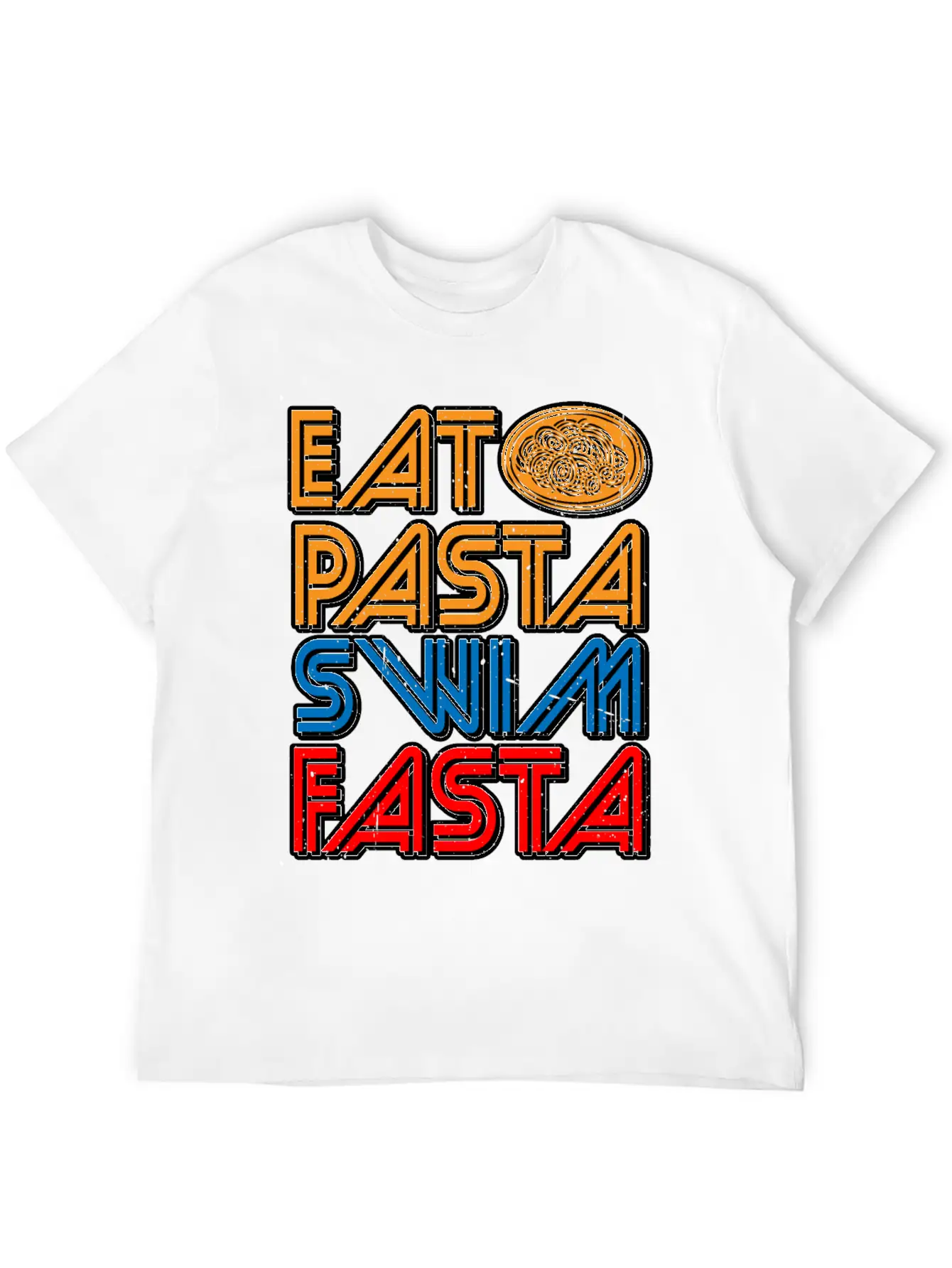 Eat Pasta Swim Fasta 13 Classic Cotton Tee – Unisex Comfort For Any Season