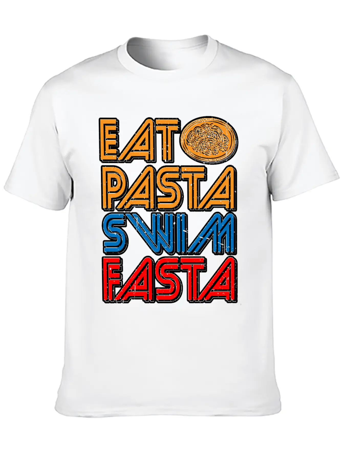 Eat Pasta Swim Fasta 13 Classic Cotton Tee – Unisex Comfort For Any Season