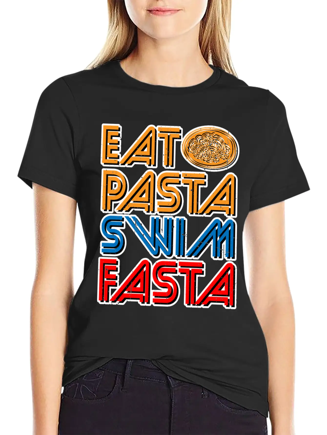 Eat Pasta Swim Fasta 13 Classic Cotton Tee – Unisex Comfort For Any Season