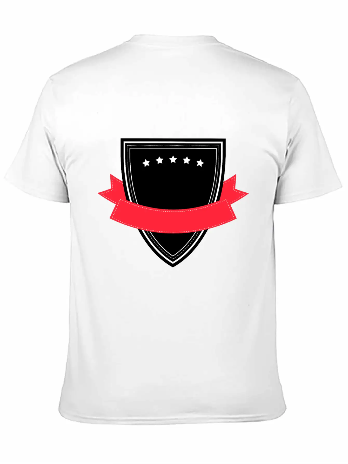 Emblem Banner Classic Cotton Tee – Unisex Comfort For Any Season