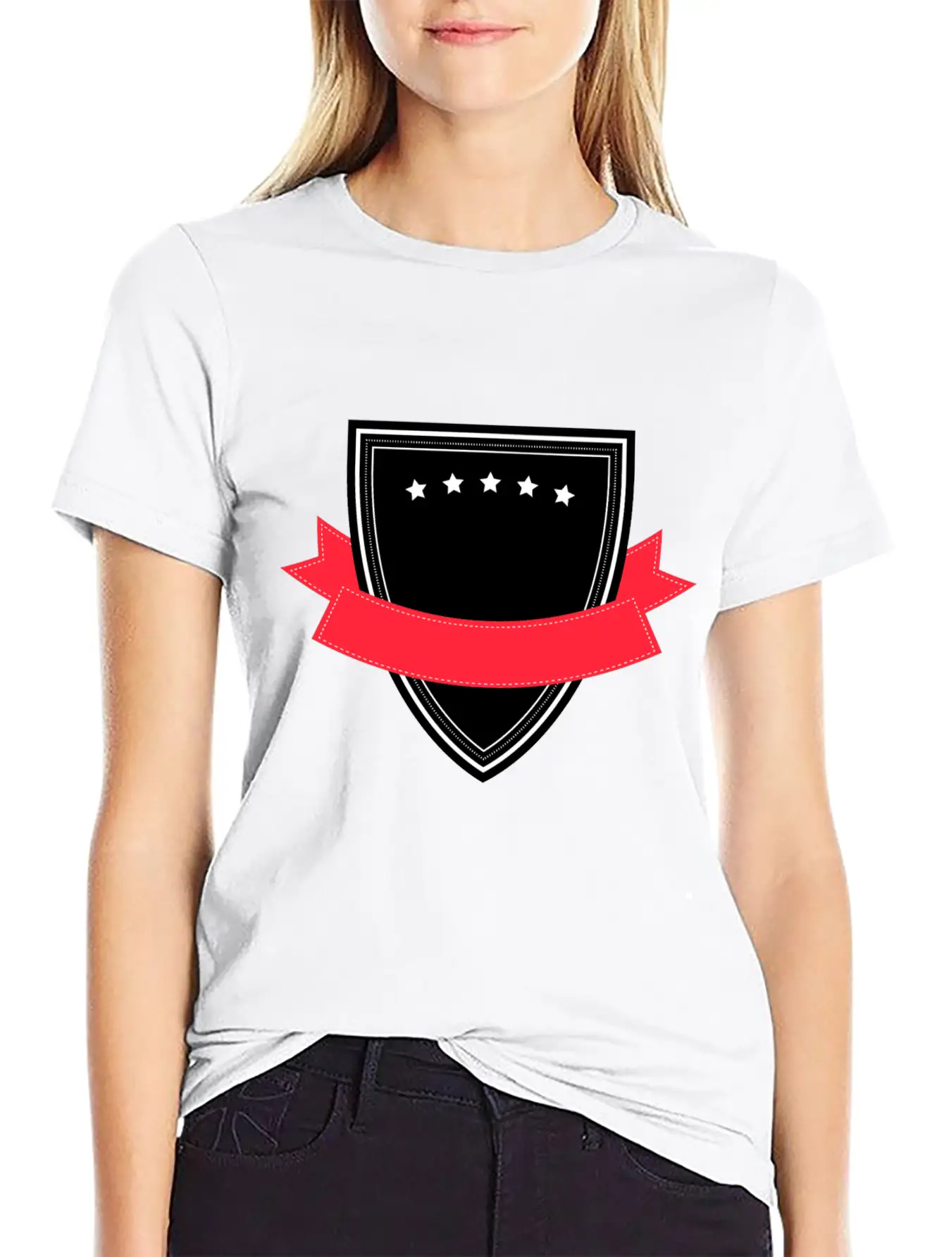 Emblem Banner Classic Cotton Tee – Unisex Comfort For Any Season