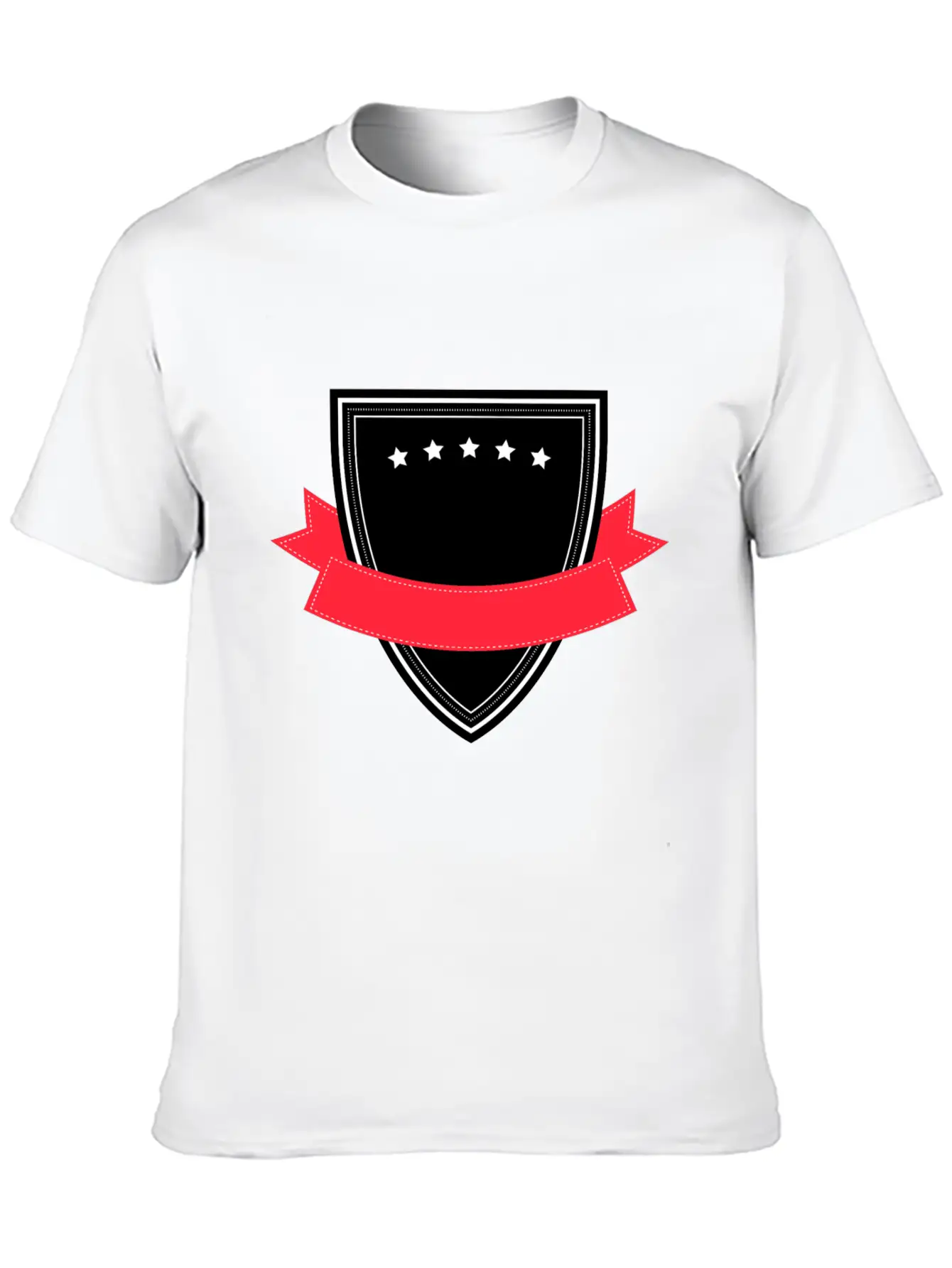 Emblem Banner Classic Cotton Tee – Unisex Comfort For Any Season
