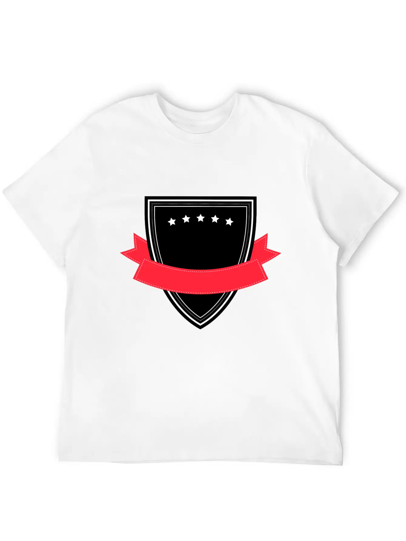 Emblem Banner Classic Cotton Tee – Unisex Comfort For Any Season