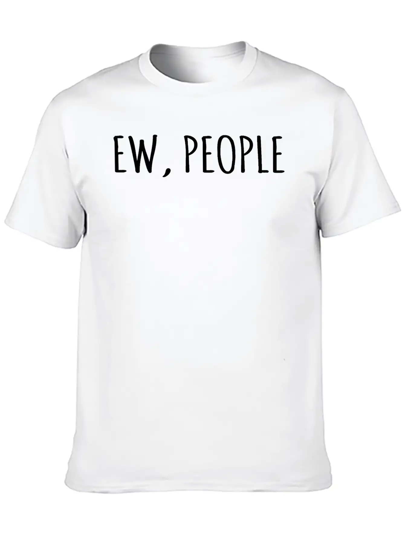 Ew People Essential Unisex Summer Tee – Soft Cotton Casual Fit