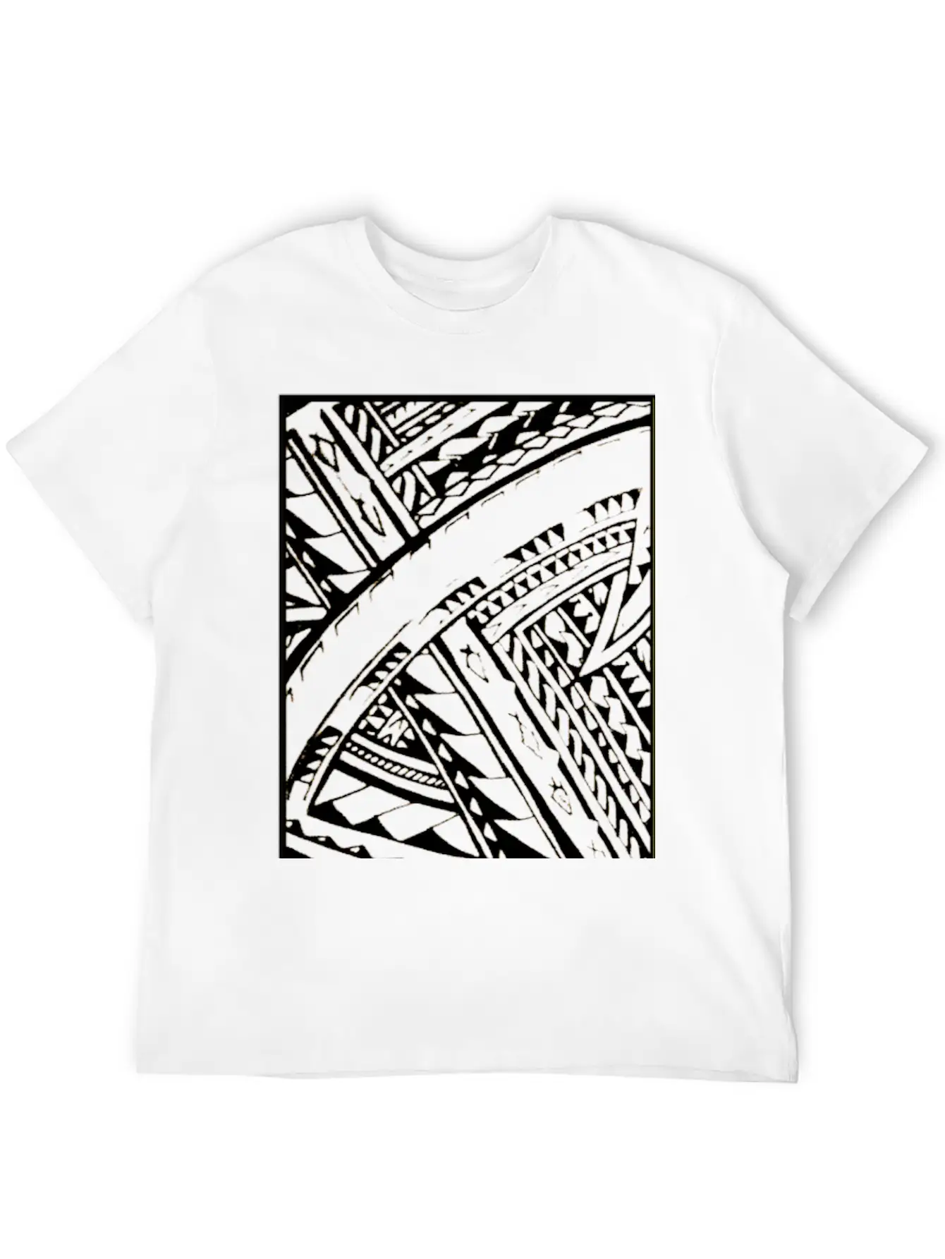 "Fili" Samoan Tribal Art By Sku Unisex Short Sleeve Soft Cotton T-Shirt – Casual Everyday Wear