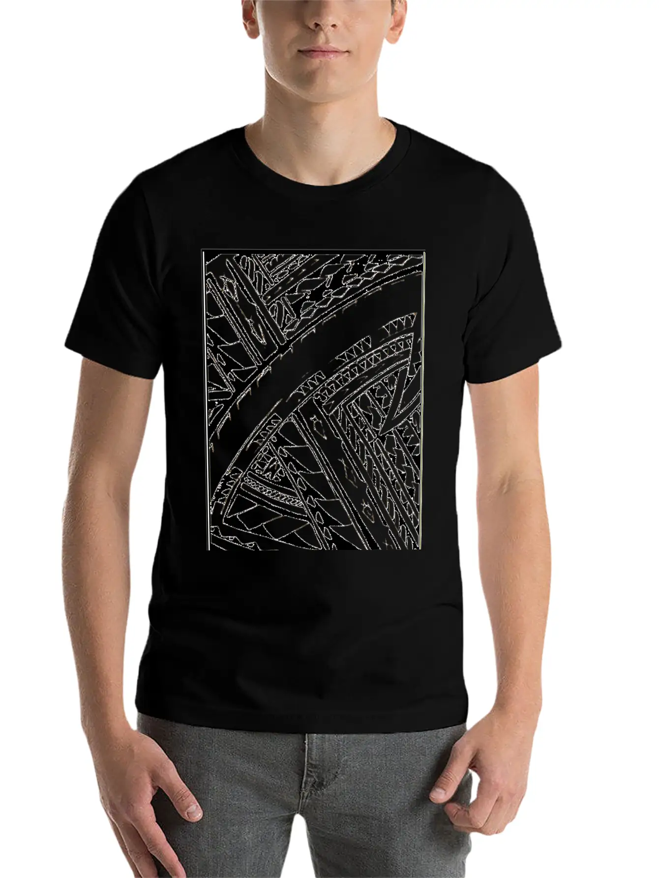 "Fili" Samoan Tribal Art By Sku Unisex Short Sleeve Soft Cotton T-Shirt – Casual Everyday Wear