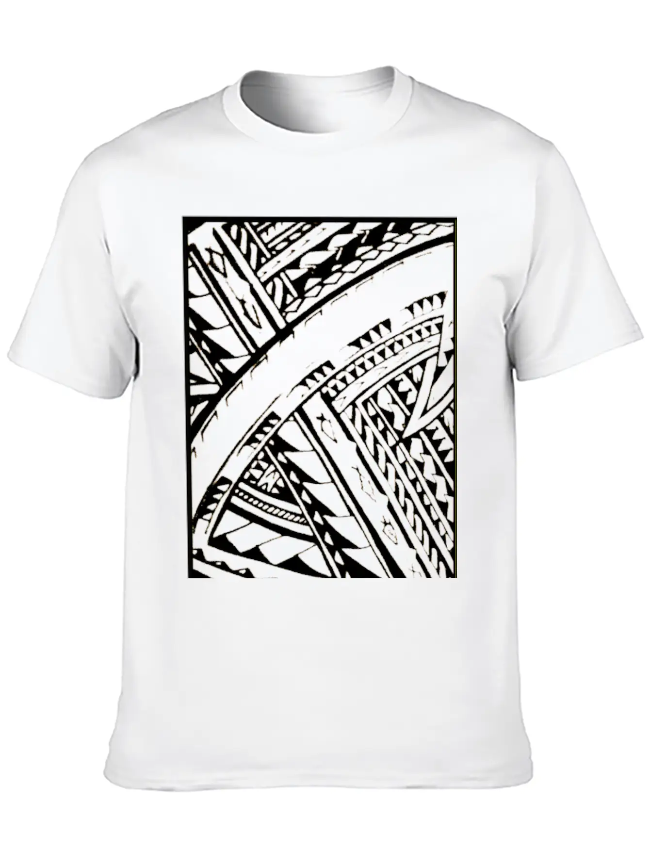 "Fili" Samoan Tribal Art By Sku Unisex Short Sleeve Soft Cotton T-Shirt – Casual Everyday Wear