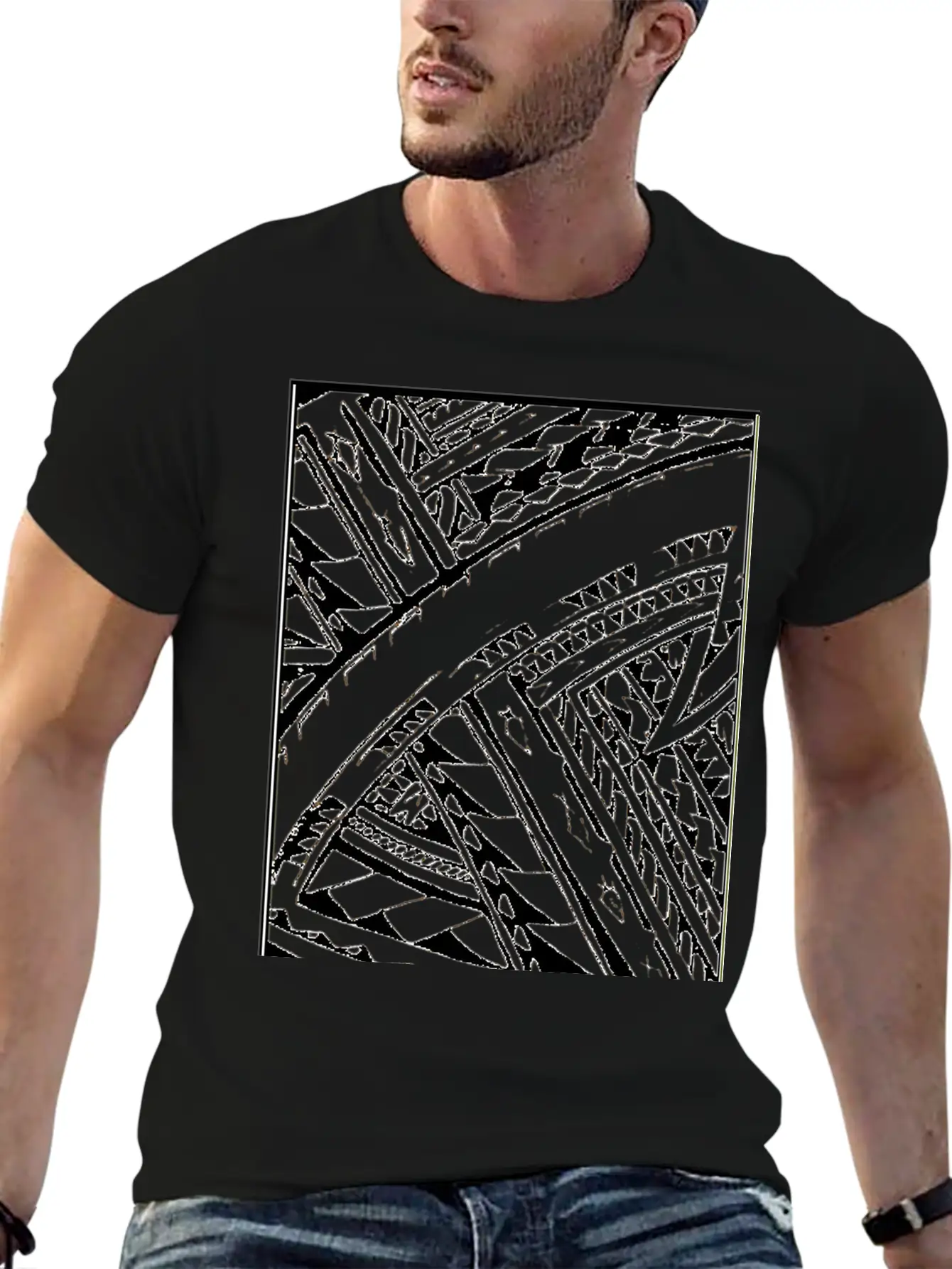 "Fili" Samoan Tribal Art By Sku Unisex Short Sleeve Soft Cotton T-Shirt – Casual Everyday Wear