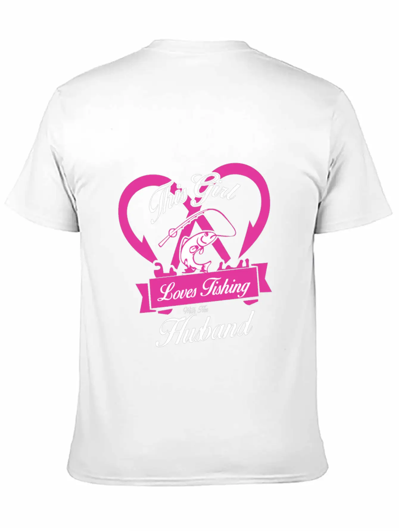 Fishing - This Girl Loves Fishing With Her Husba Classic Cotton Tee – Unisex Comfort For Any Season