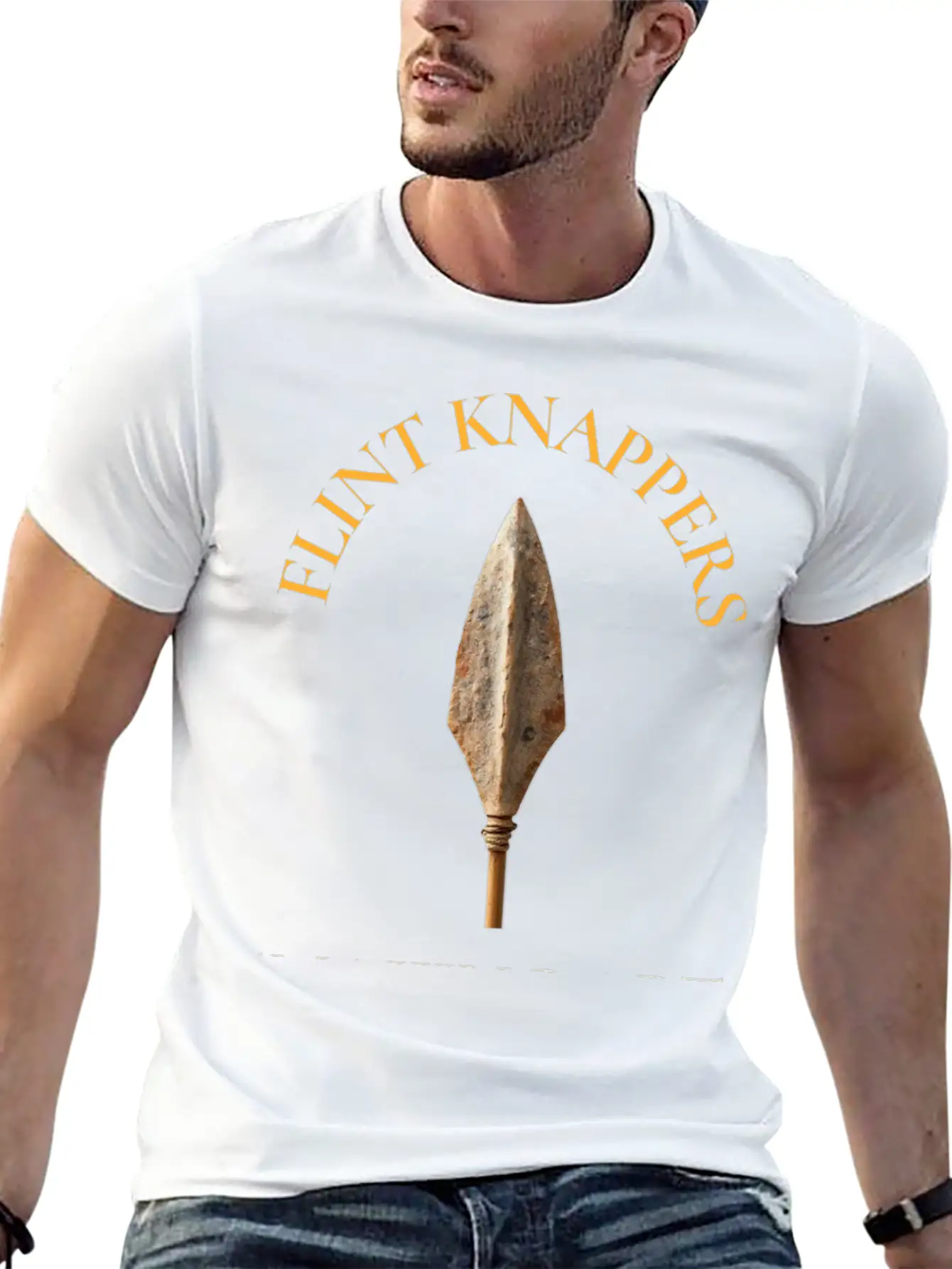 Flint Knappers: Making Art With A Point Classic Cotton Tee – Unisex Comfort For Any Season
