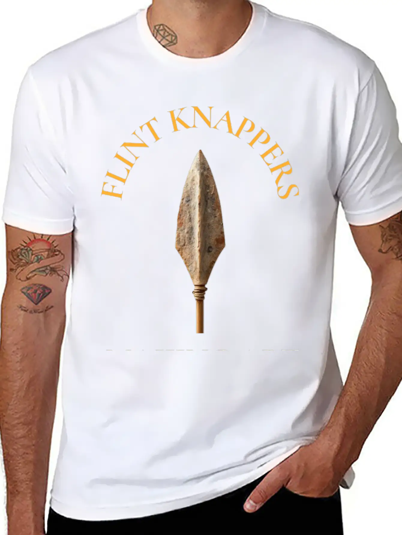Flint Knappers: Making Art With A Point Classic Cotton Tee – Unisex Comfort For Any Season