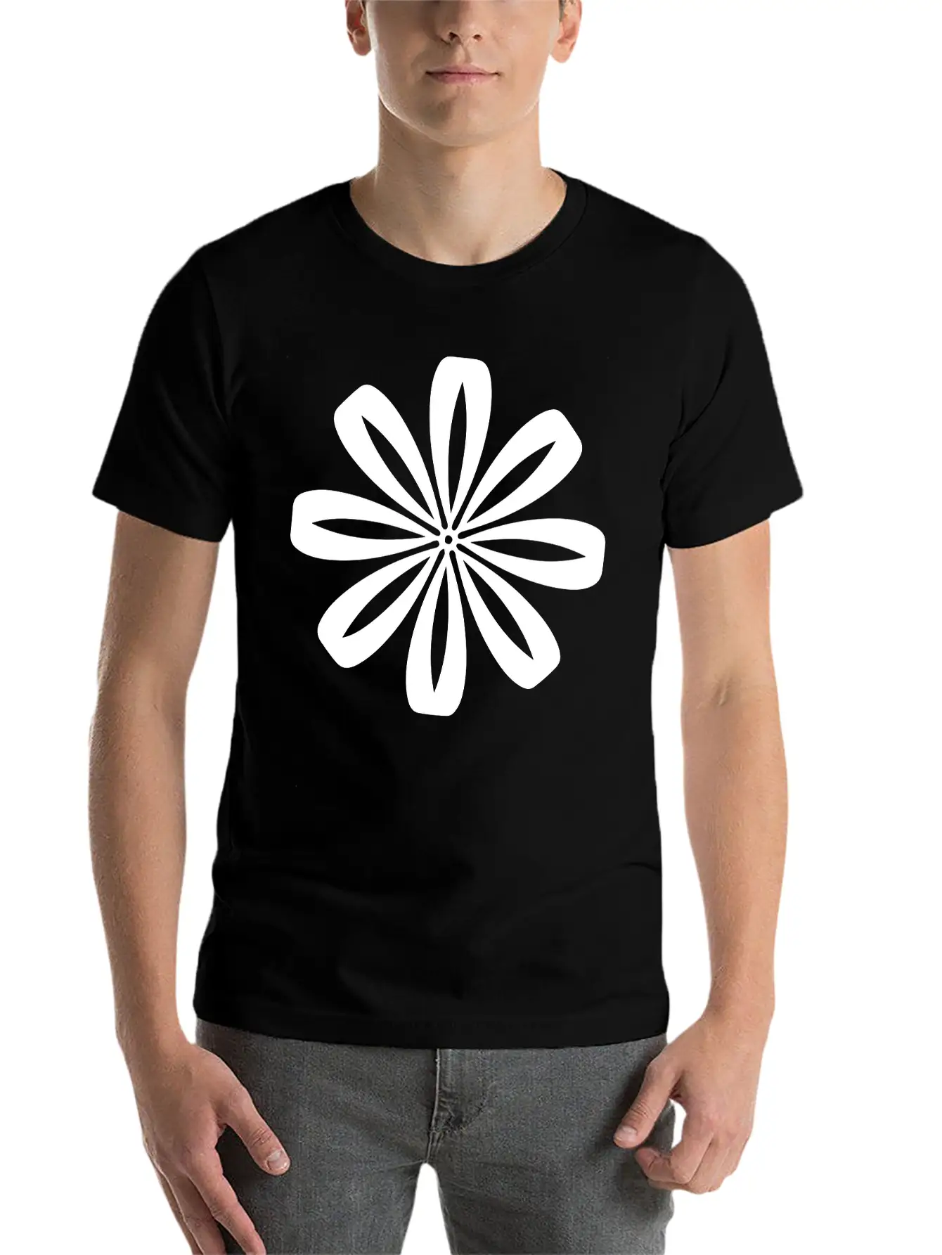 Flower Love Casual Graphic T-Shirt – Simple And Comfortable Daily Wear