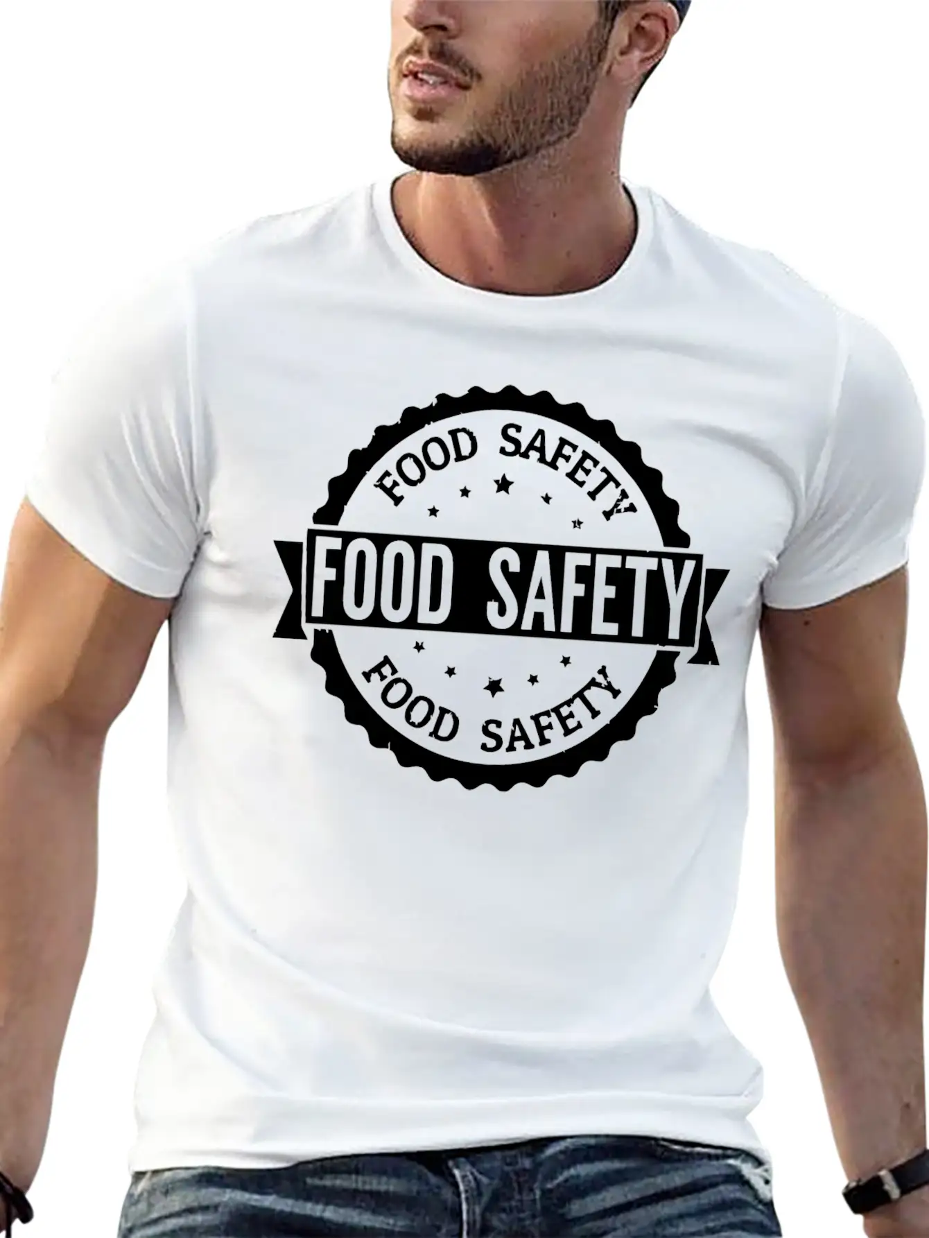 Food Safety Food Casual Graphic T-Shirt – Simple And Comfortable Daily Wear