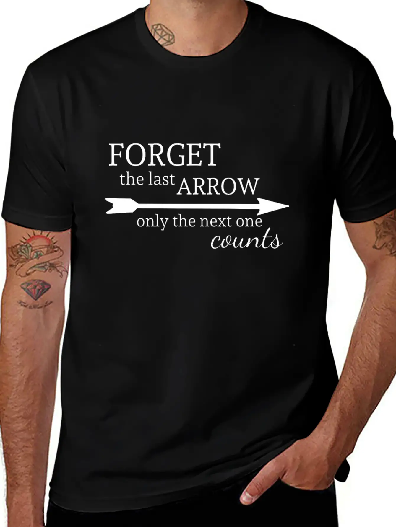 Forget The Last Arrow Archery Design Classic Cotton Tee – Unisex Comfort For Any Season