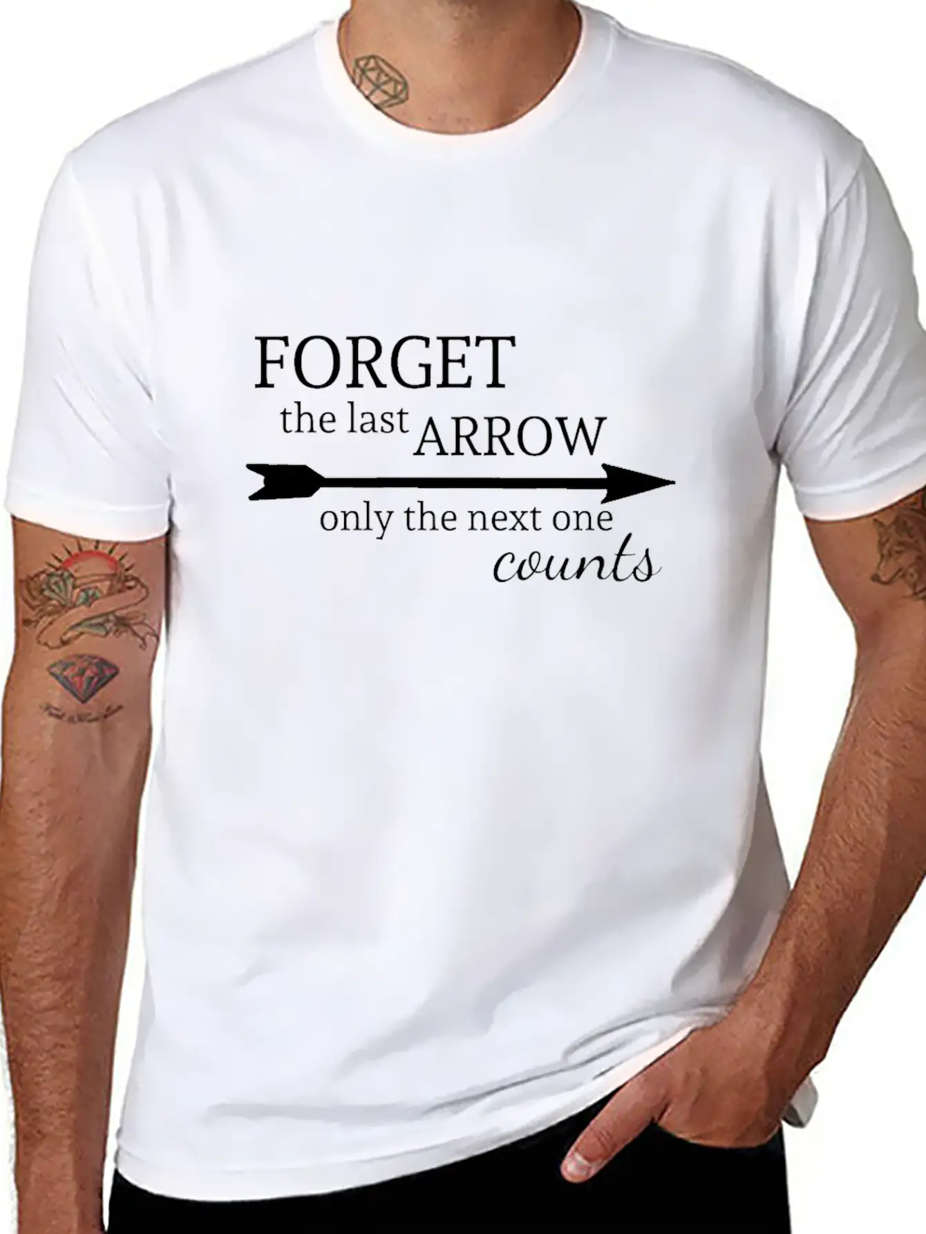 Forget The Last Arrow Archery Design Classic Cotton Tee – Unisex Comfort For Any Season