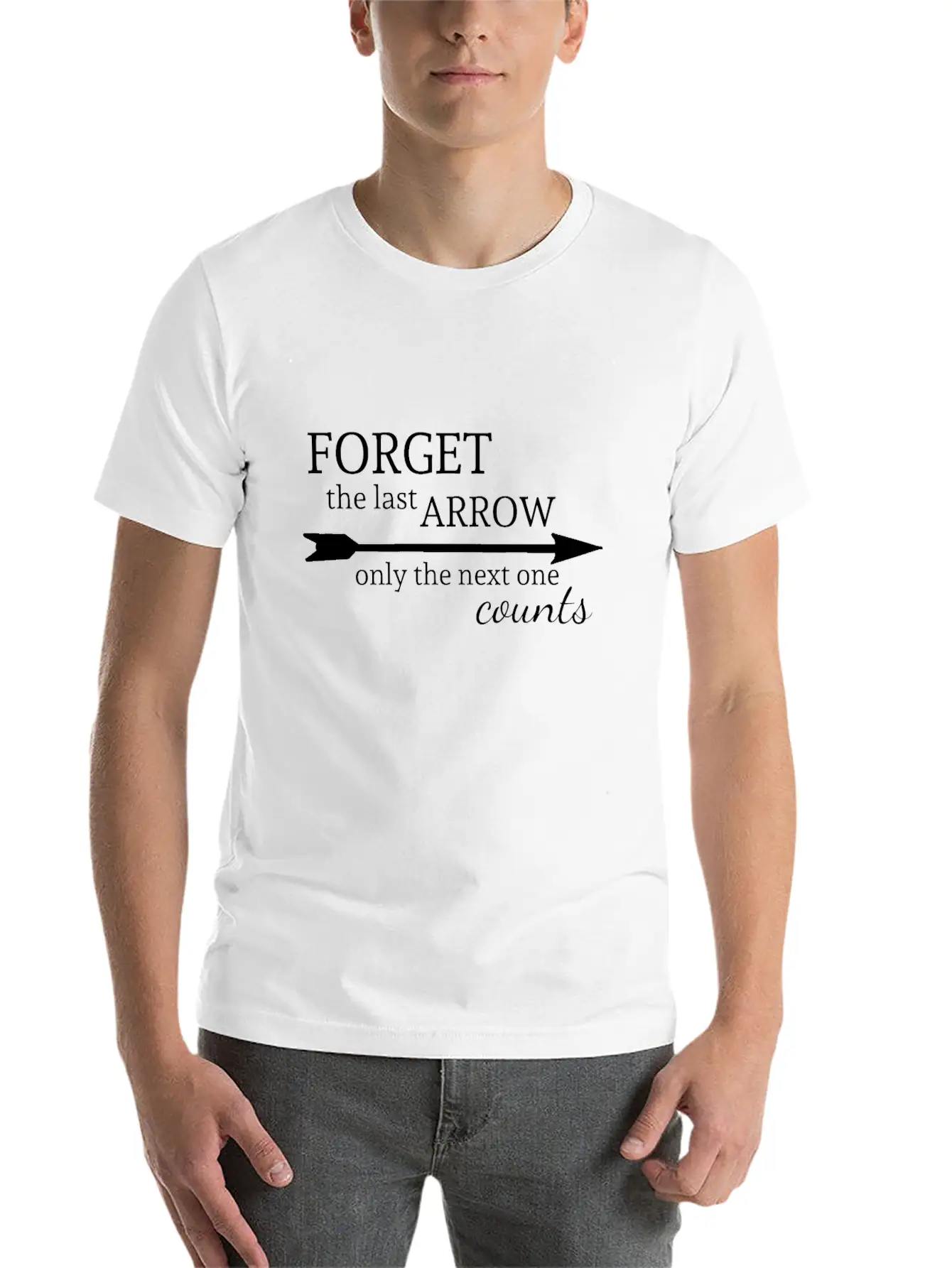Forget The Last Arrow Archery Design Classic Cotton Tee – Unisex Comfort For Any Season