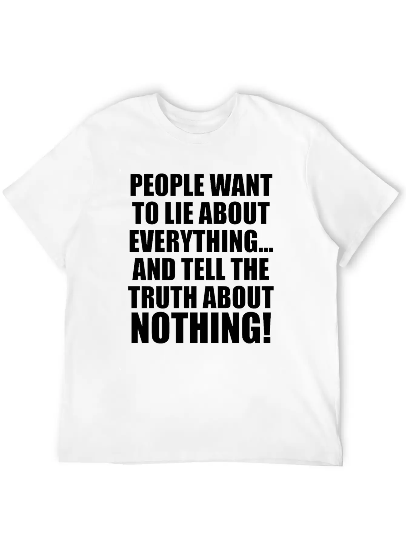 FORGIVEMENT: LIE ABOUT EVERYTHING Casual Graphic T-Shirt – Simple And Comfortable Daily Wear