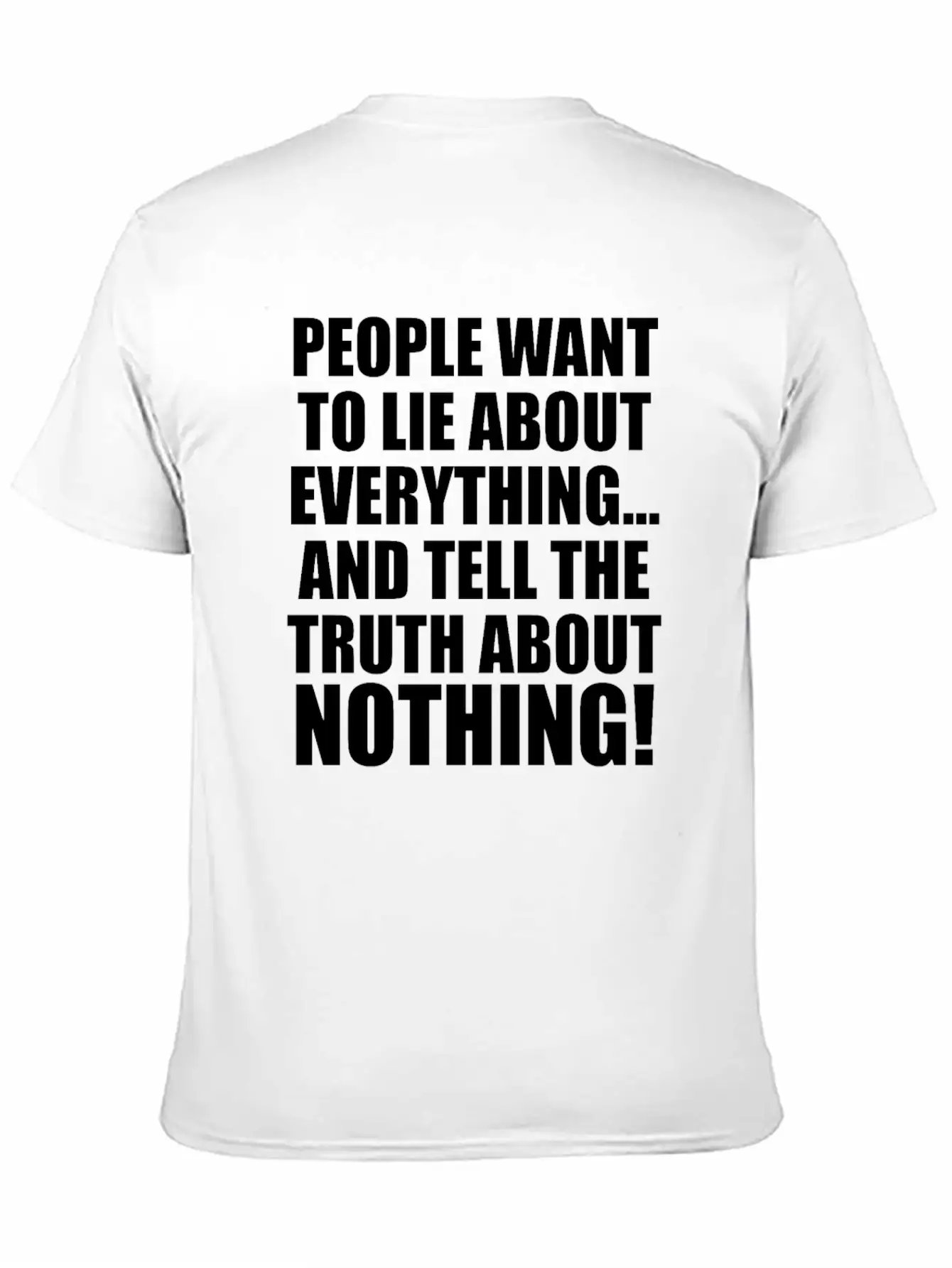 FORGIVEMENT: LIE ABOUT EVERYTHING Casual Graphic T-Shirt – Simple And Comfortable Daily Wear