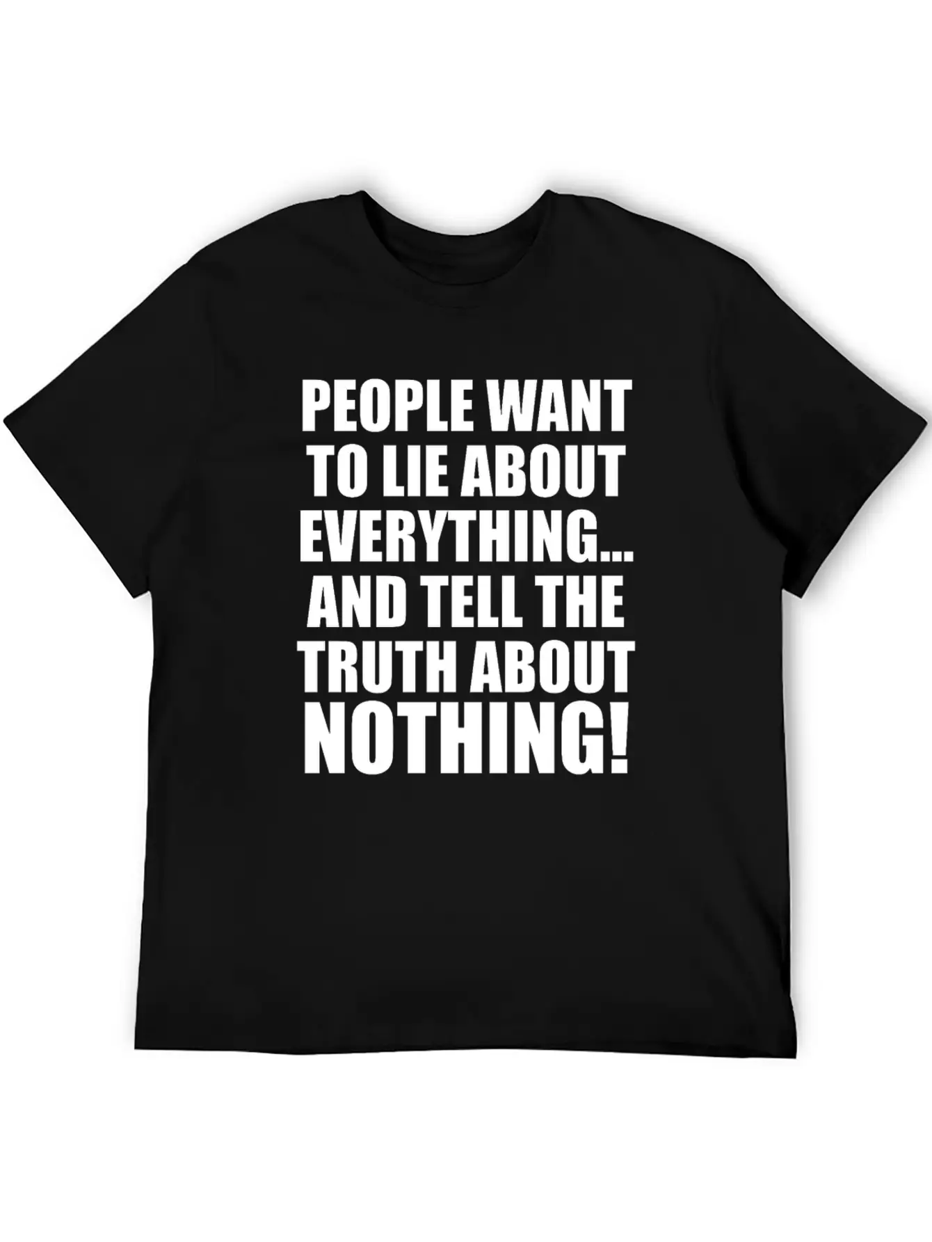 FORGIVEMENT: LIE ABOUT EVERYTHING Casual Graphic T-Shirt – Simple And Comfortable Daily Wear