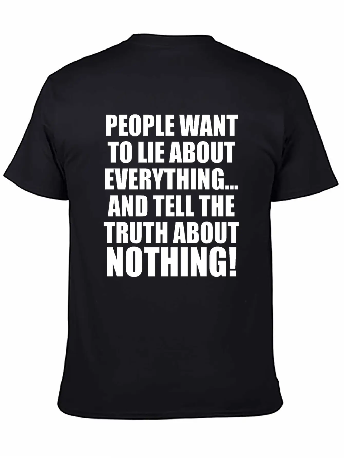 FORGIVEMENT: LIE ABOUT EVERYTHING Casual Graphic T-Shirt – Simple And Comfortable Daily Wear