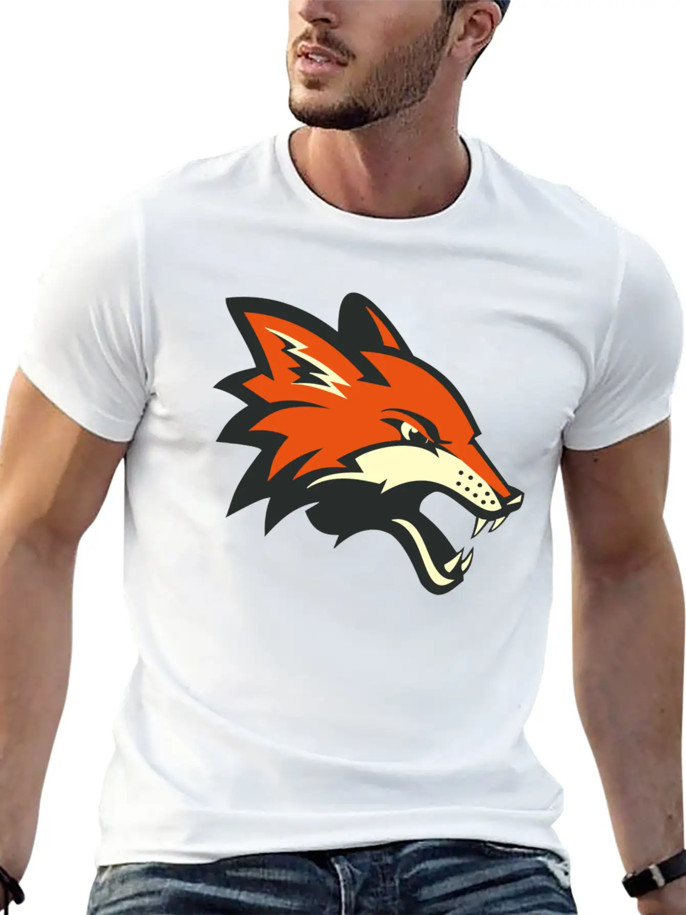 FOX Casual Graphic T-Shirt – Simple And Comfortable Daily Wear