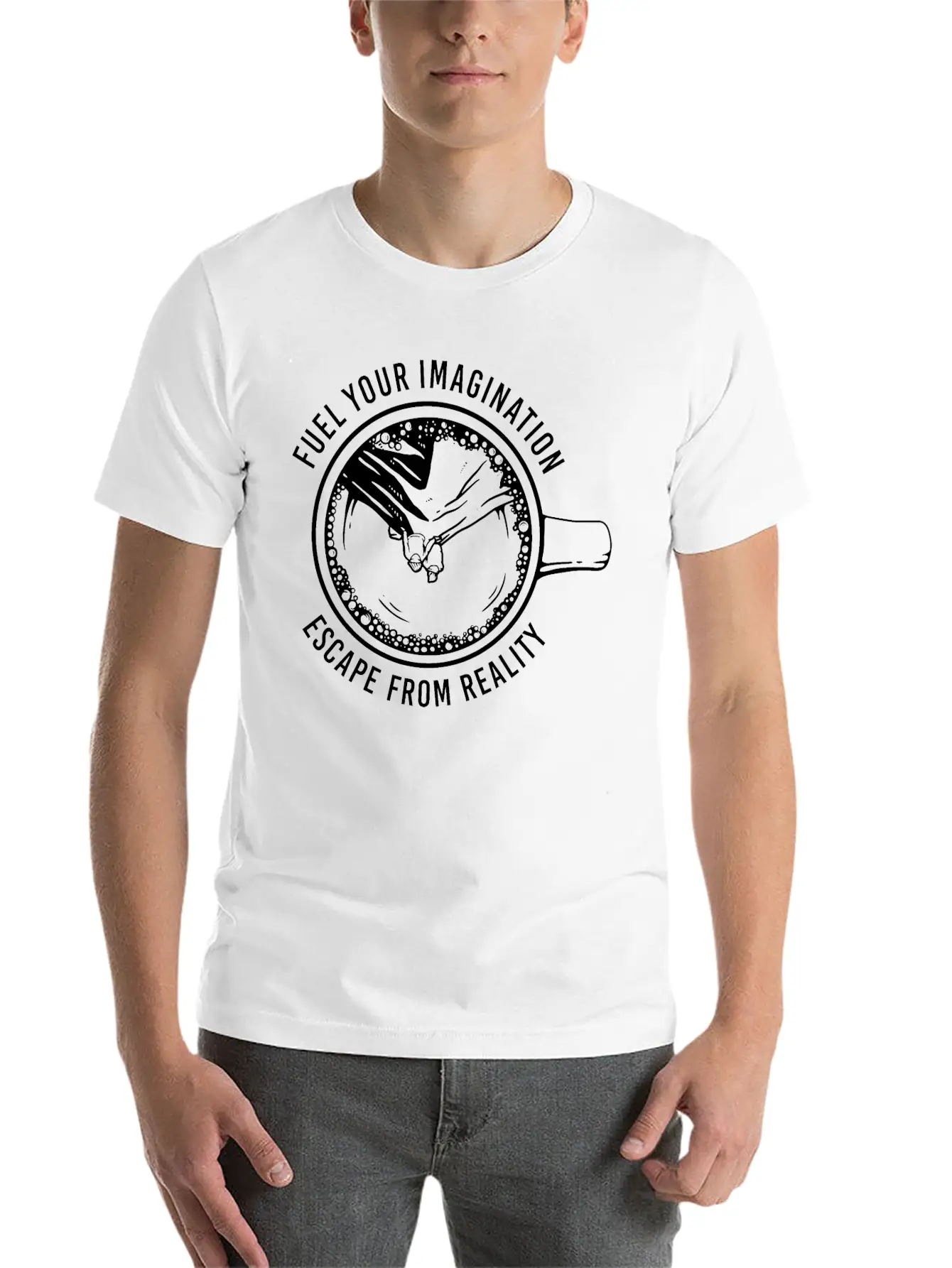 Fuel You Imagination T-Shirt Classic Cotton Tee – Unisex Comfort For Any Season