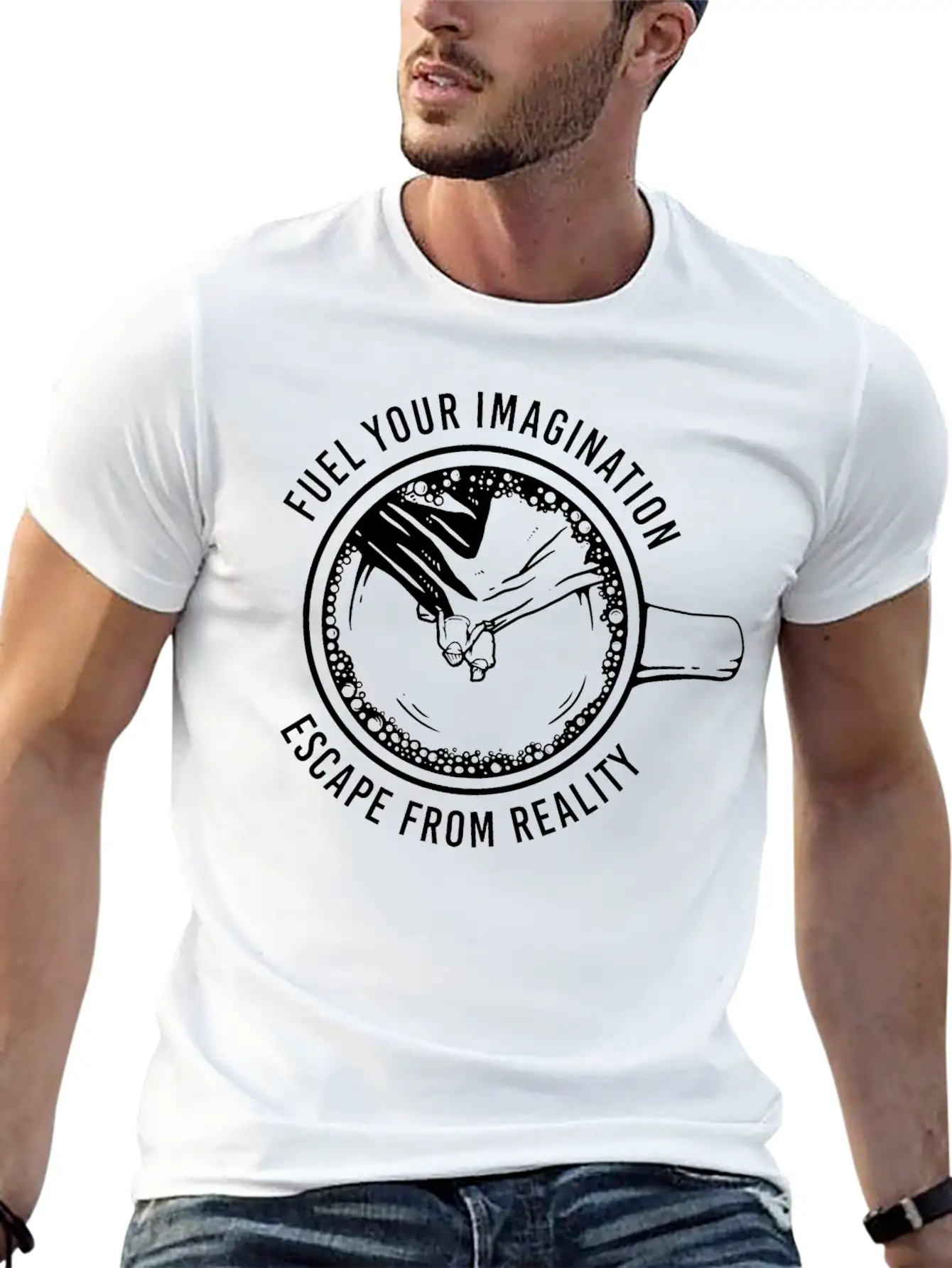 Fuel You Imagination T-Shirt Classic Cotton Tee – Unisex Comfort For Any Season