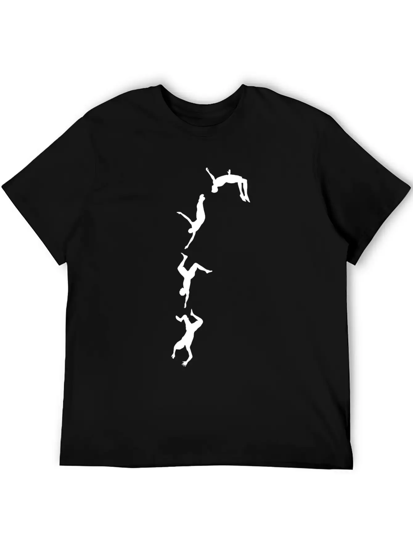 Funny Cliff Jumping - Cliff Diving Stunts Essential Unisex Summer Tee – Soft Cotton Casual Fit