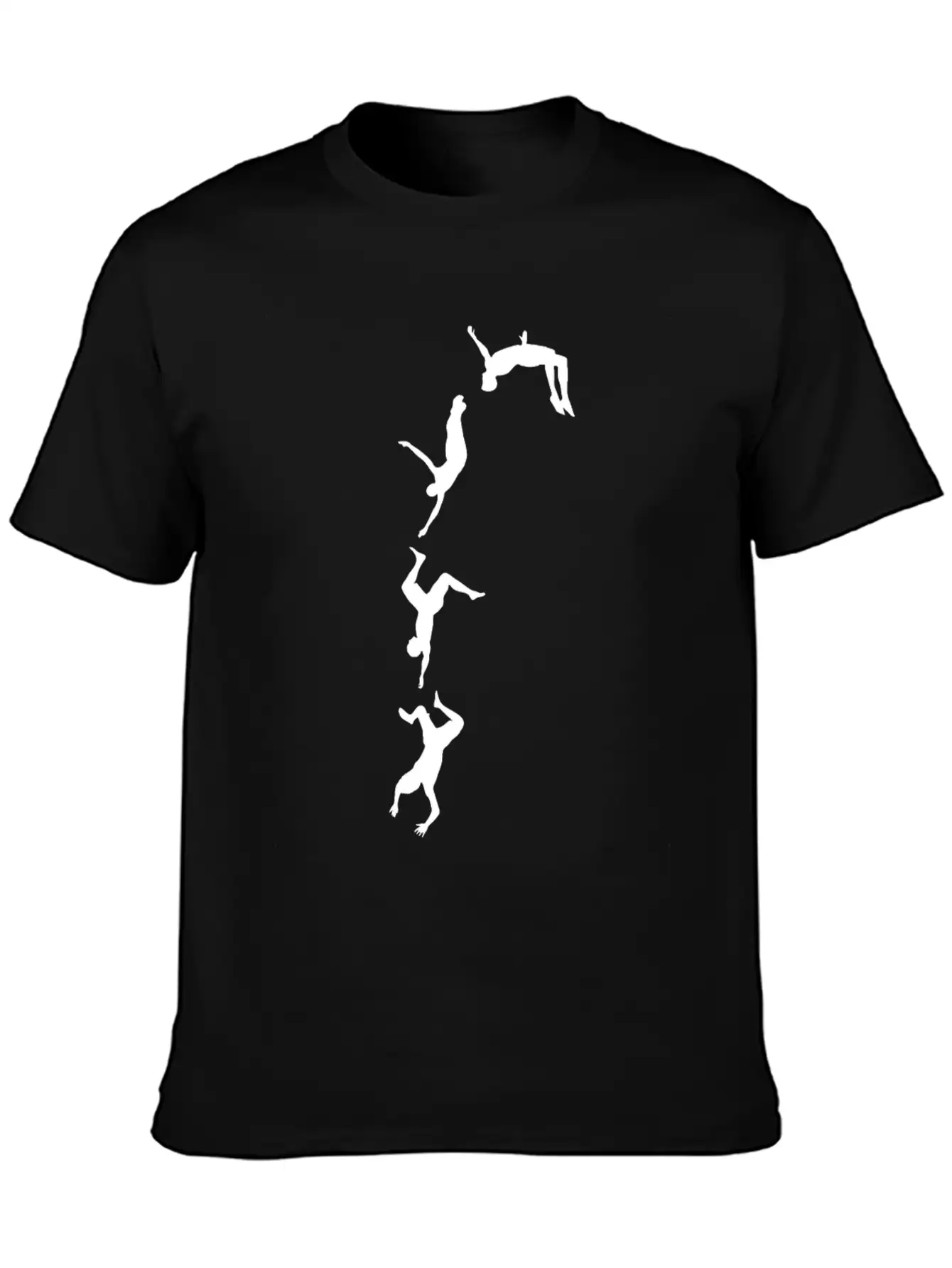 Funny Cliff Jumping - Cliff Diving Stunts Essential Unisex Summer Tee – Soft Cotton Casual Fit