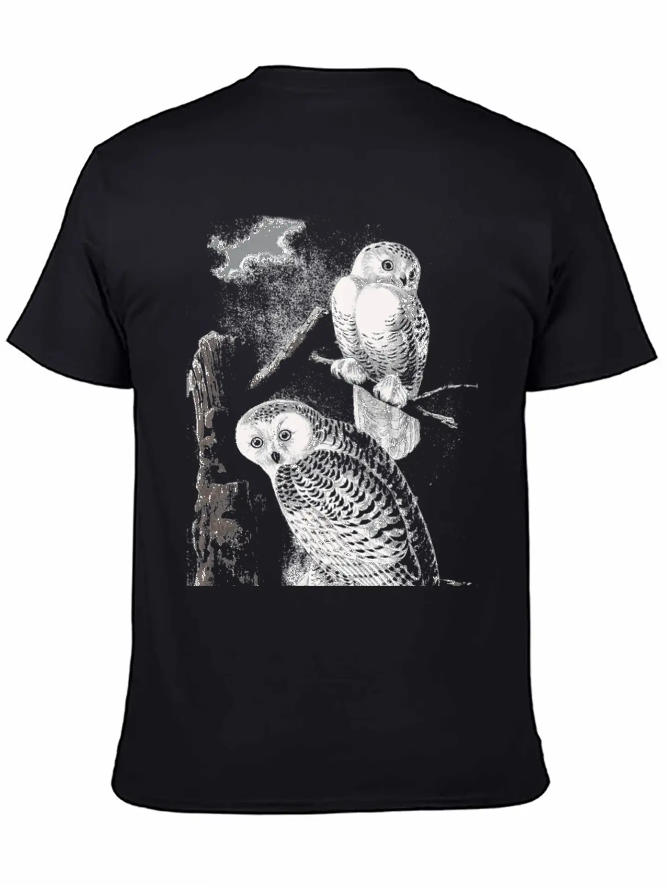 Funny Cute Snowy Owls Bird Animal Owl Face Owl Mom Classic Cotton Tee – Unisex Comfort For Any Season