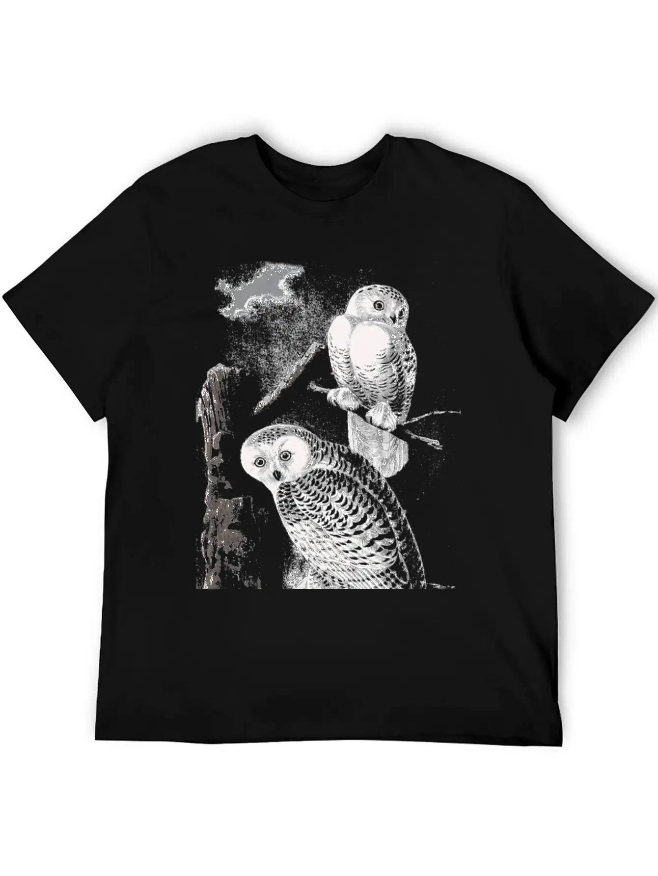 Funny Cute Snowy Owls Bird Animal Owl Face Owl Mom Classic Cotton Tee – Unisex Comfort For Any Season