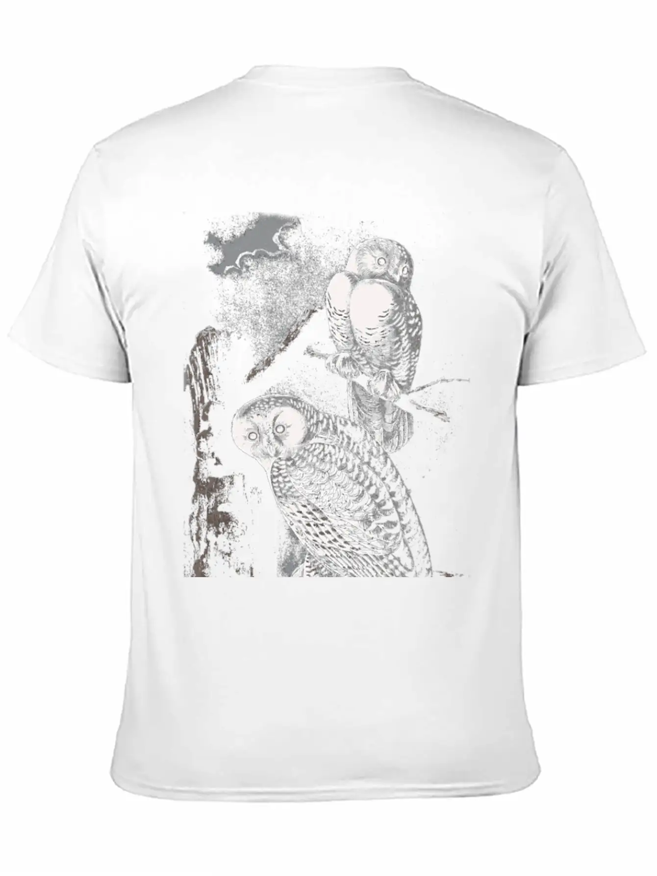 Funny Cute Snowy Owls Bird Animal Owl Face Owl Mom Classic Cotton Tee – Unisex Comfort For Any Season