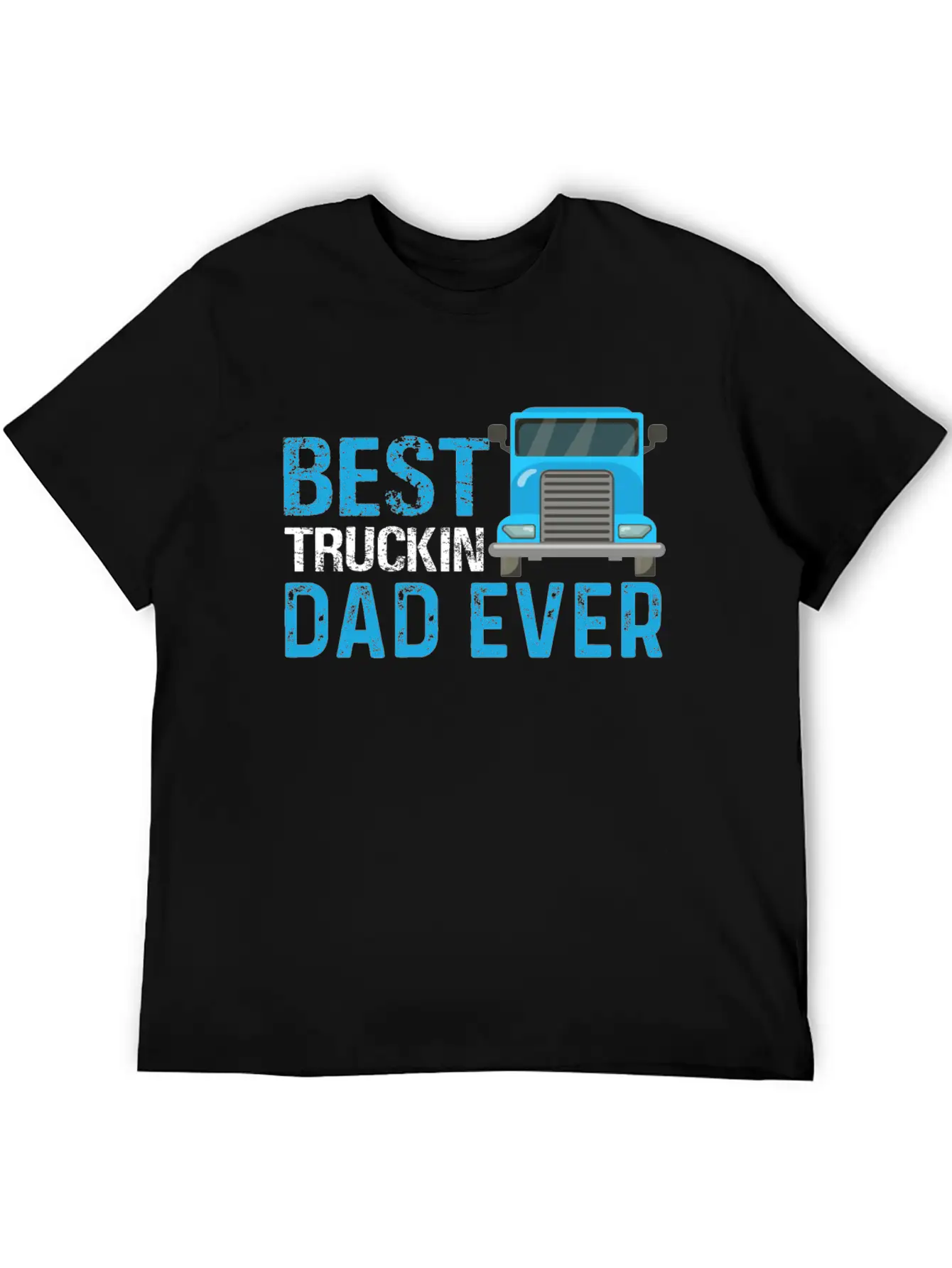 Funny Dad Trucks Lovers - Dad Truck Drivers Essential Unisex Summer Tee – Soft Cotton Casual Fit