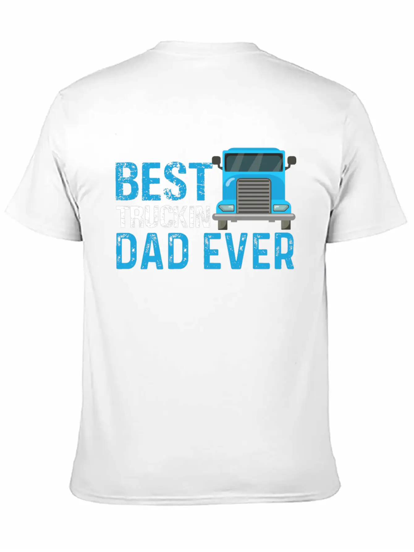 Funny Dad Trucks Lovers - Dad Truck Drivers Essential Unisex Summer Tee – Soft Cotton Casual Fit