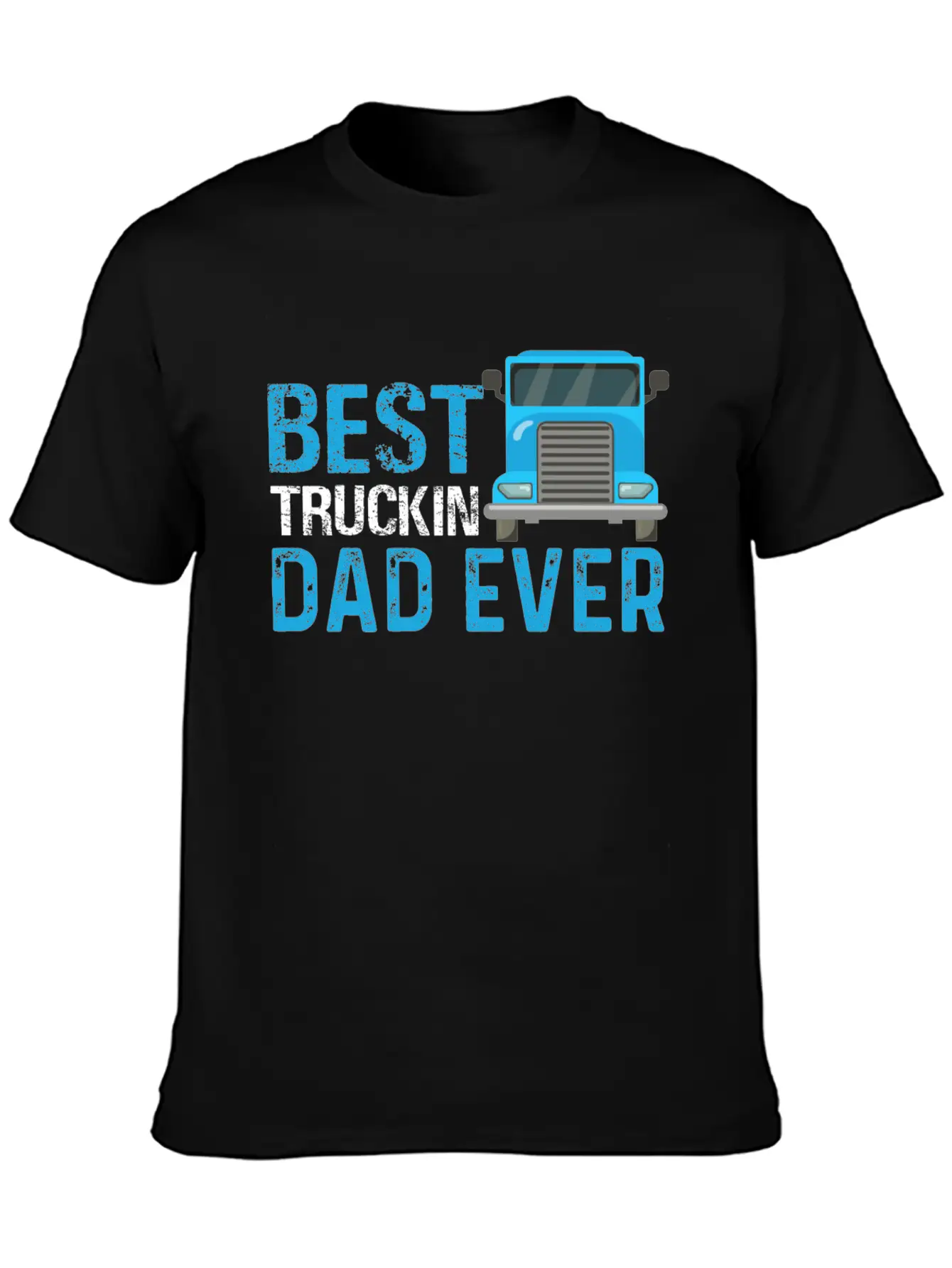 Funny Dad Trucks Lovers - Dad Truck Drivers Essential Unisex Summer Tee – Soft Cotton Casual Fit