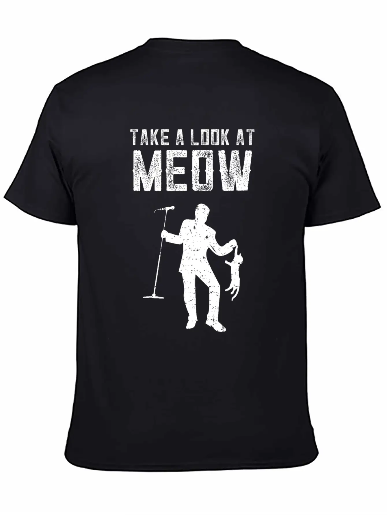 Funny Music Song Kitties Tomcat Cats Casual Graphic T-Shirt – Simple And Comfortable Daily Wear