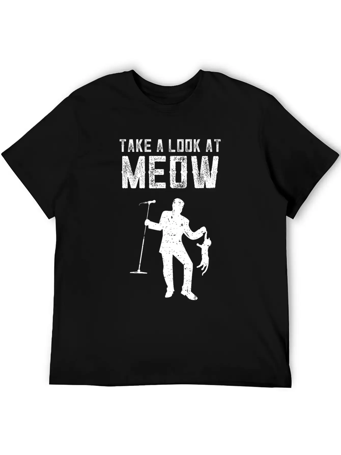 Funny Music Song Kitties Tomcat Cats Casual Graphic T-Shirt – Simple And Comfortable Daily Wear