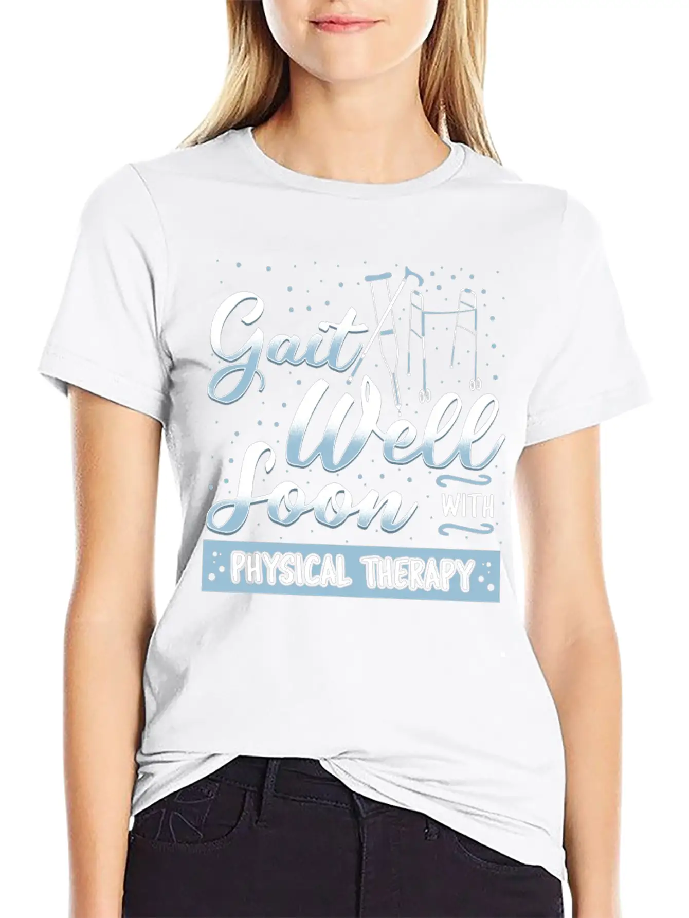 Gait Well Soon With Physical Therapy Classic Cotton Tee – Unisex Comfort For Any Season