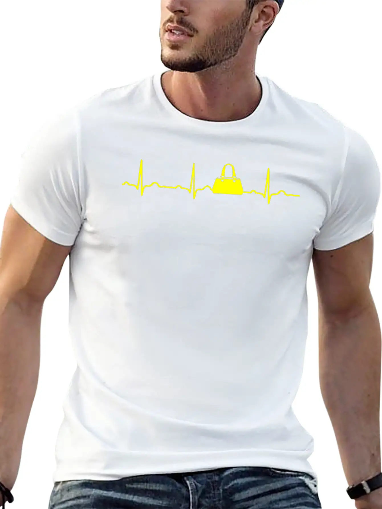 GIFT - HANDBAG YELLOW Classic Cotton Tee – Unisex Comfort For Any Season